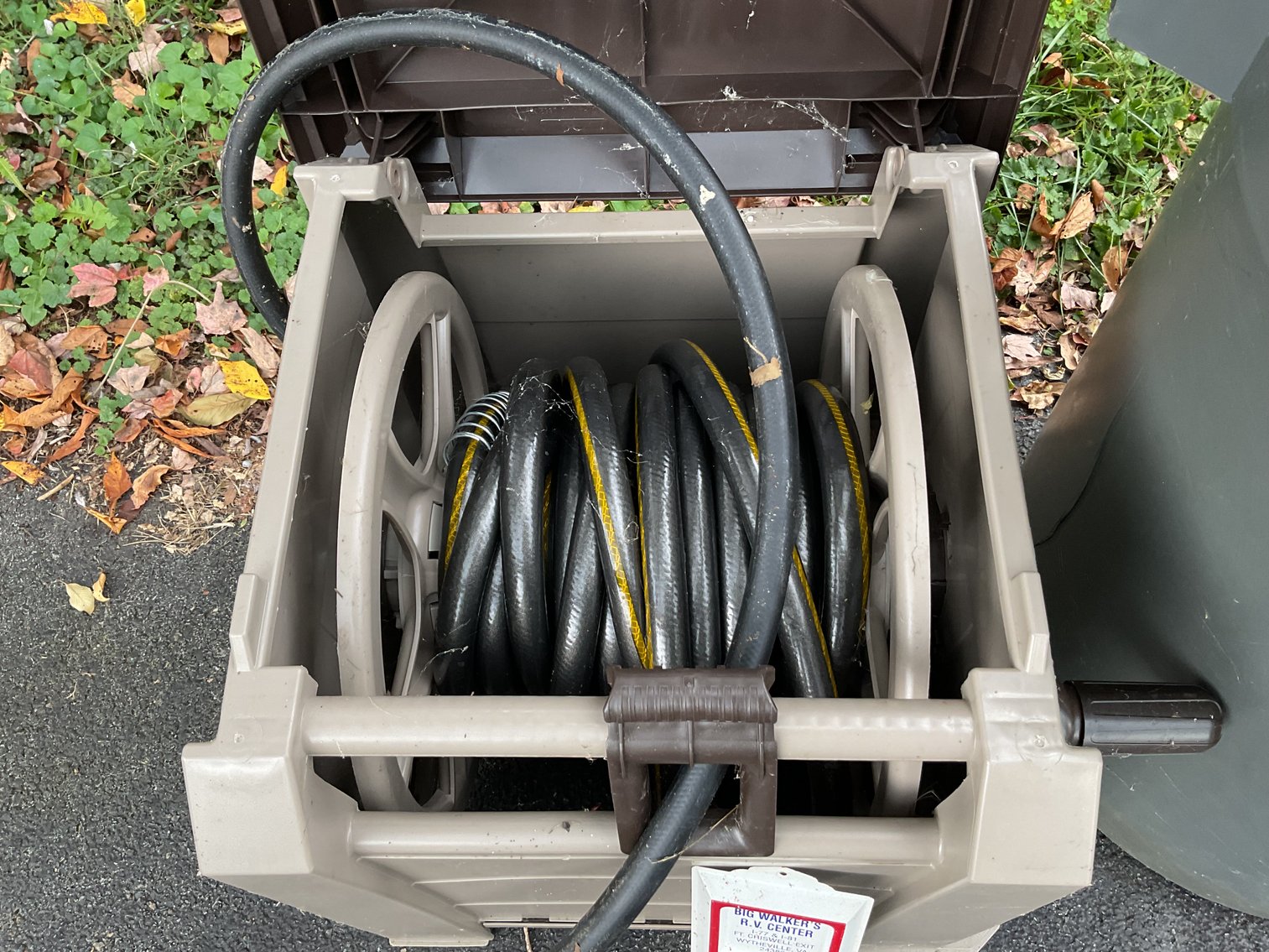 Image for Hose Reel, Hose, Trash Can, Adv Thermometer