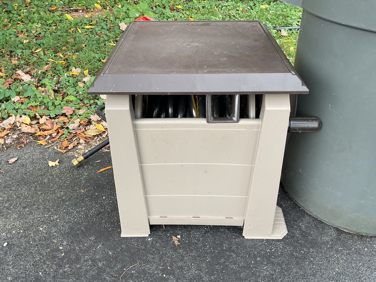 Image for Hose Reel, Hose, Trash Can, Adv Thermometer