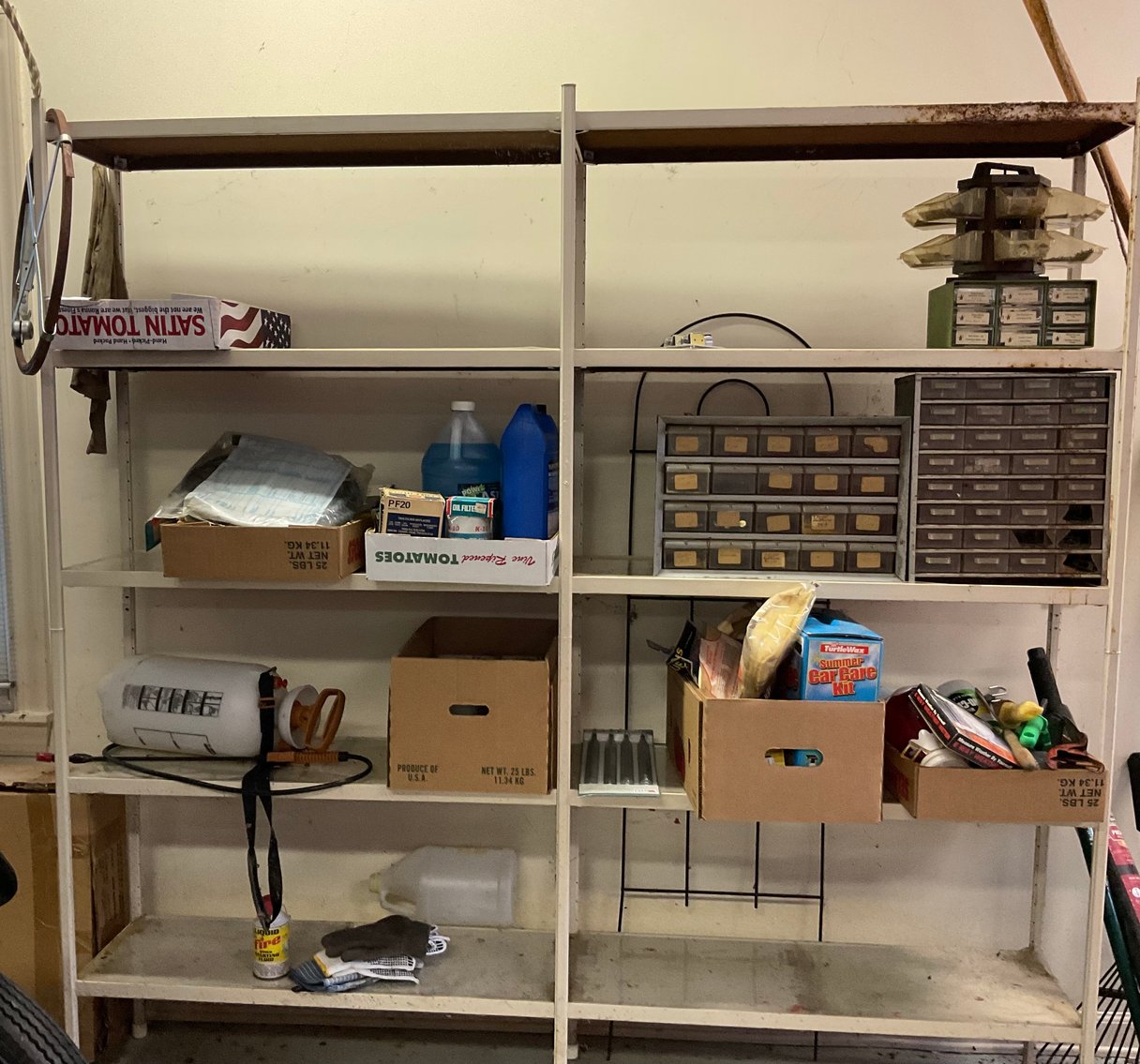 Image for Storage Shelves and Contents