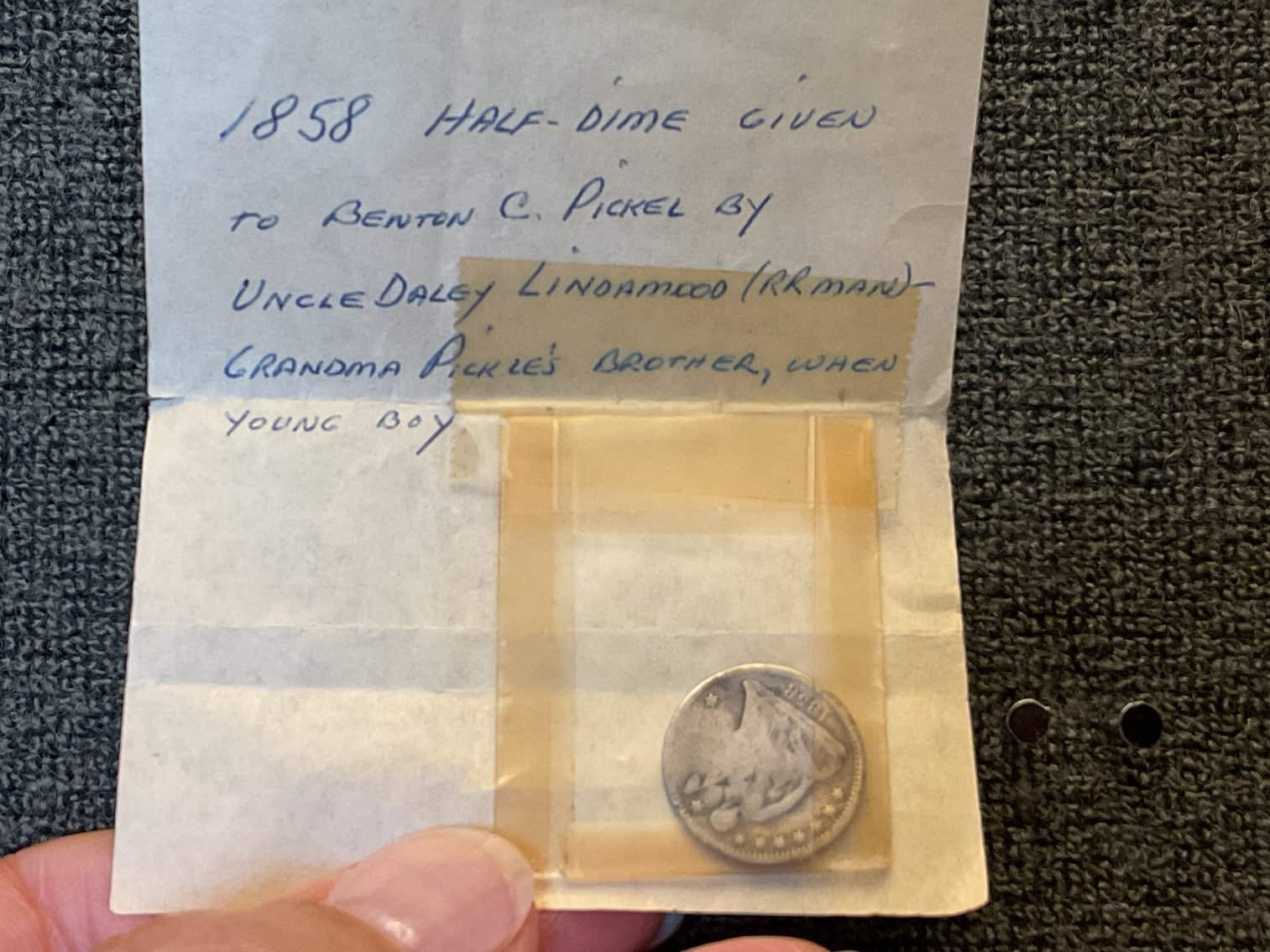 Image for 1858 Half Dime