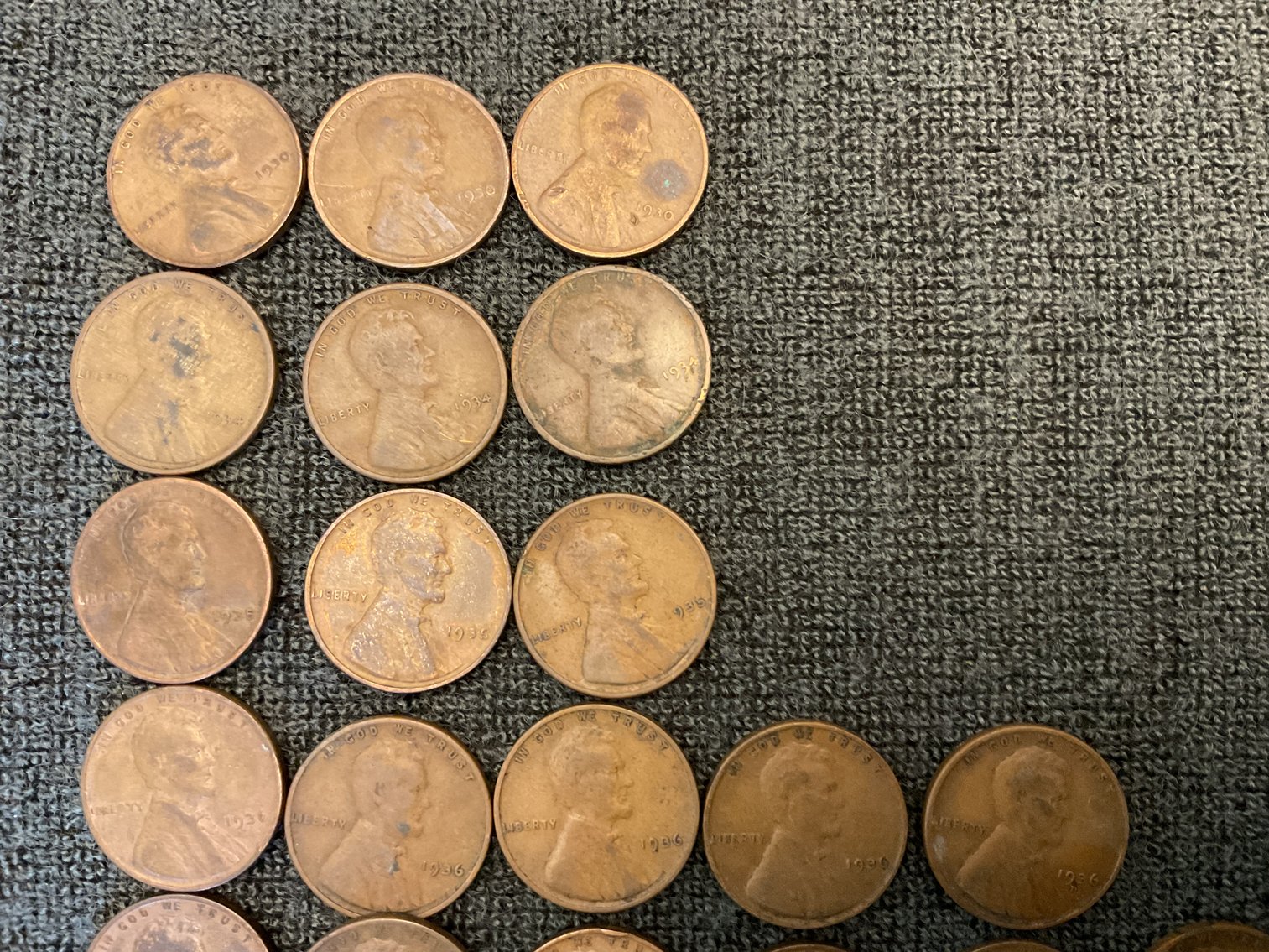 Image for Wheat Pennies from the 1930’s