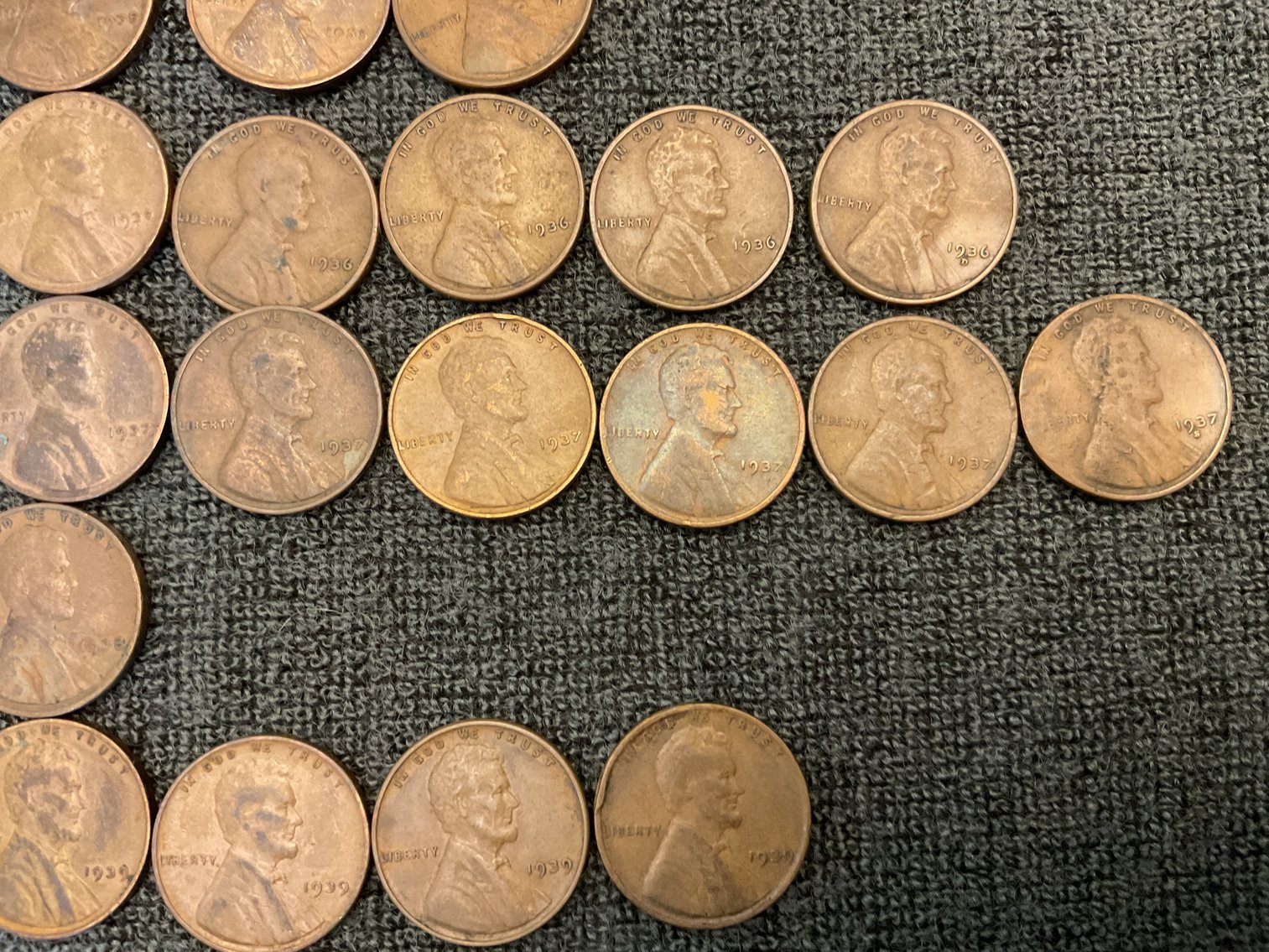 Image for Wheat Pennies from the 1930’s