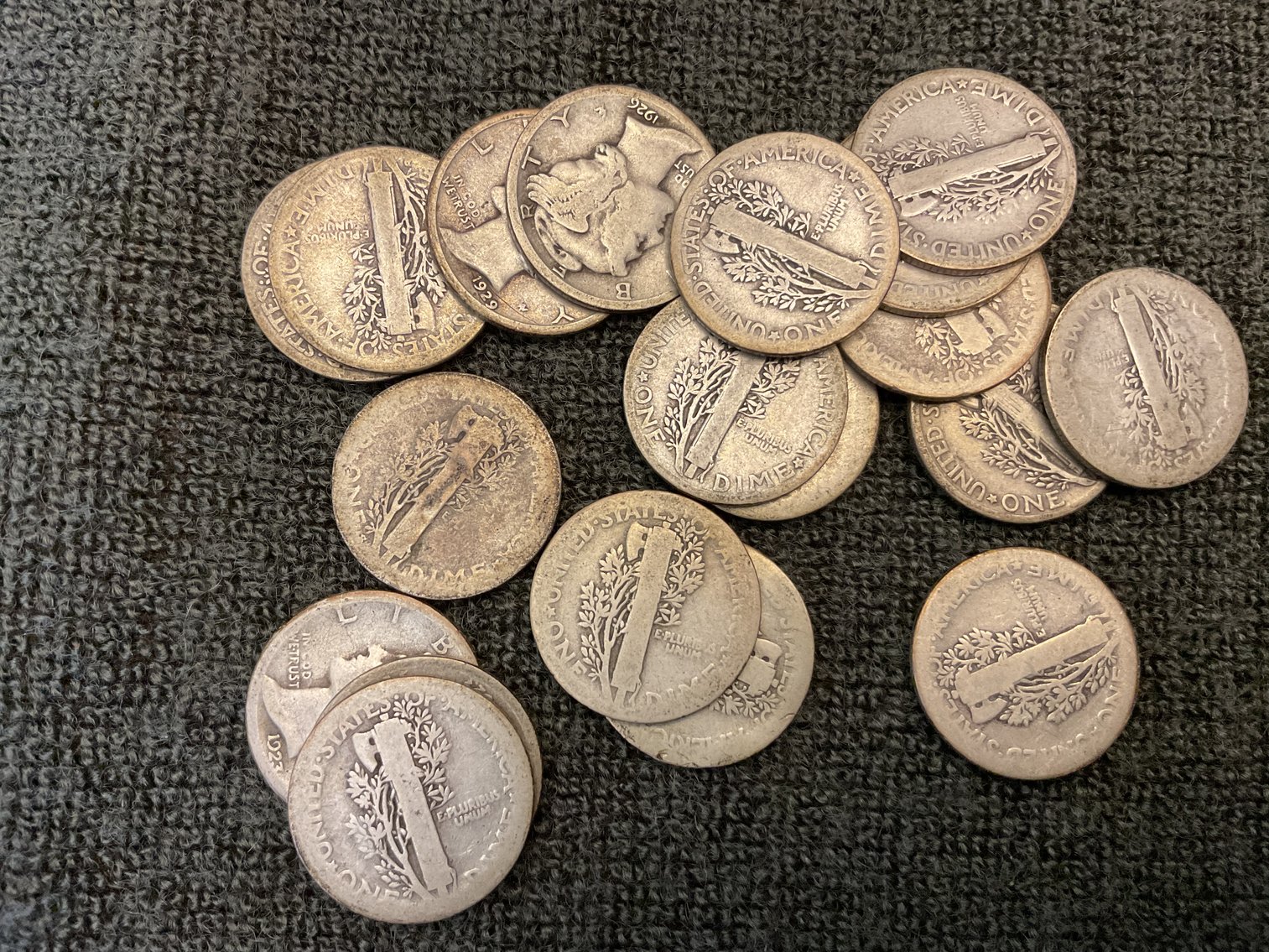 Image for 1920-29 Mercury Dimes