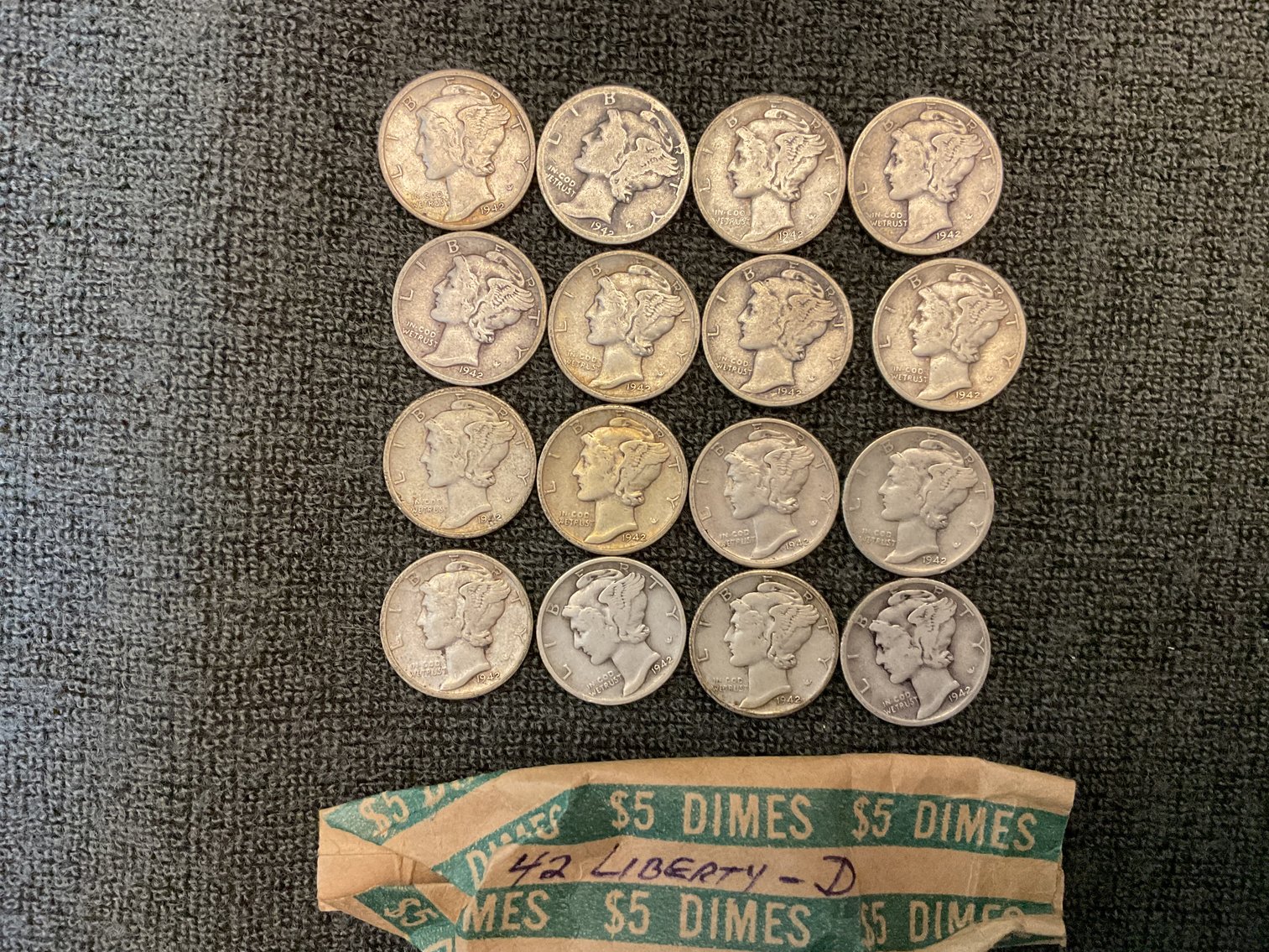 Image for 1942 Mercury Dimes