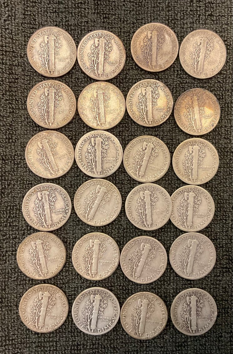 Image for 1942 Mercury Dimes