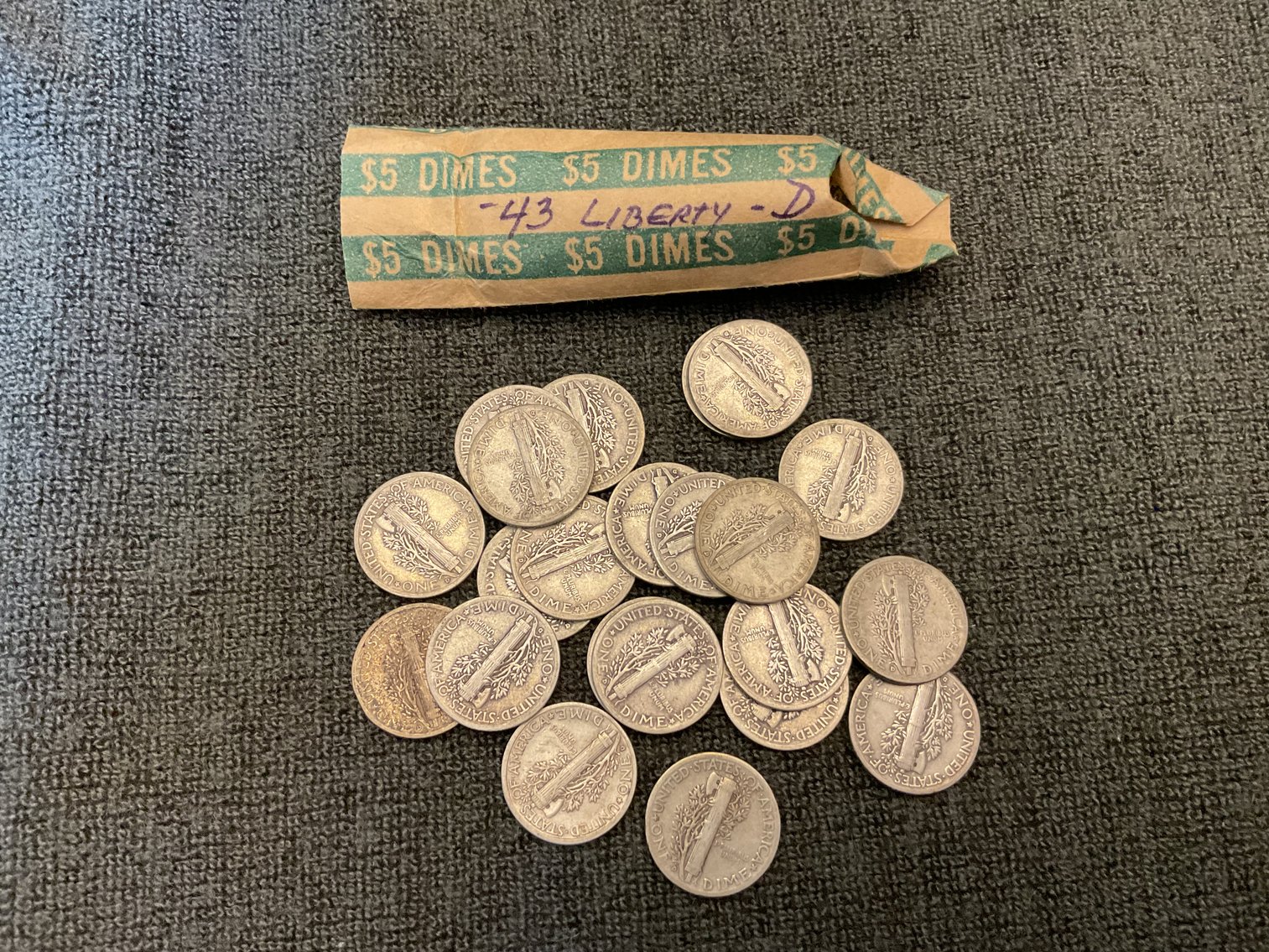 Image for 1943 Mercury Dimes