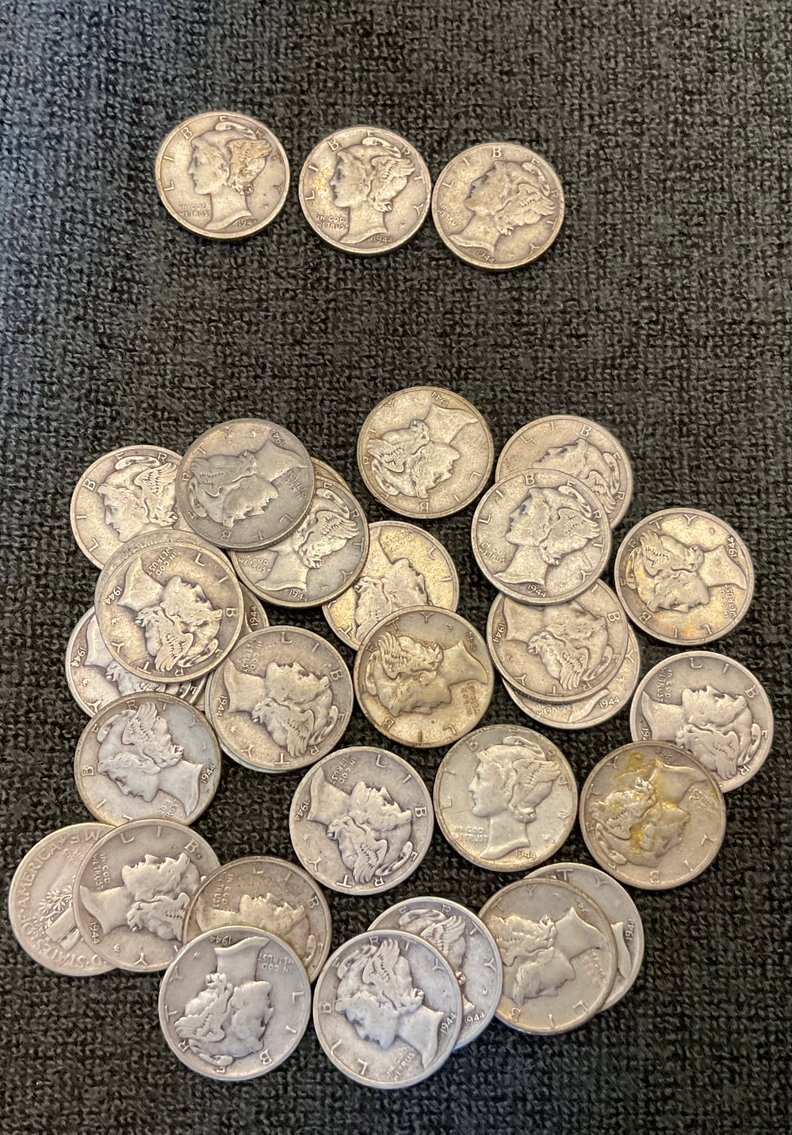 Image for 1944 Mercury Dimes