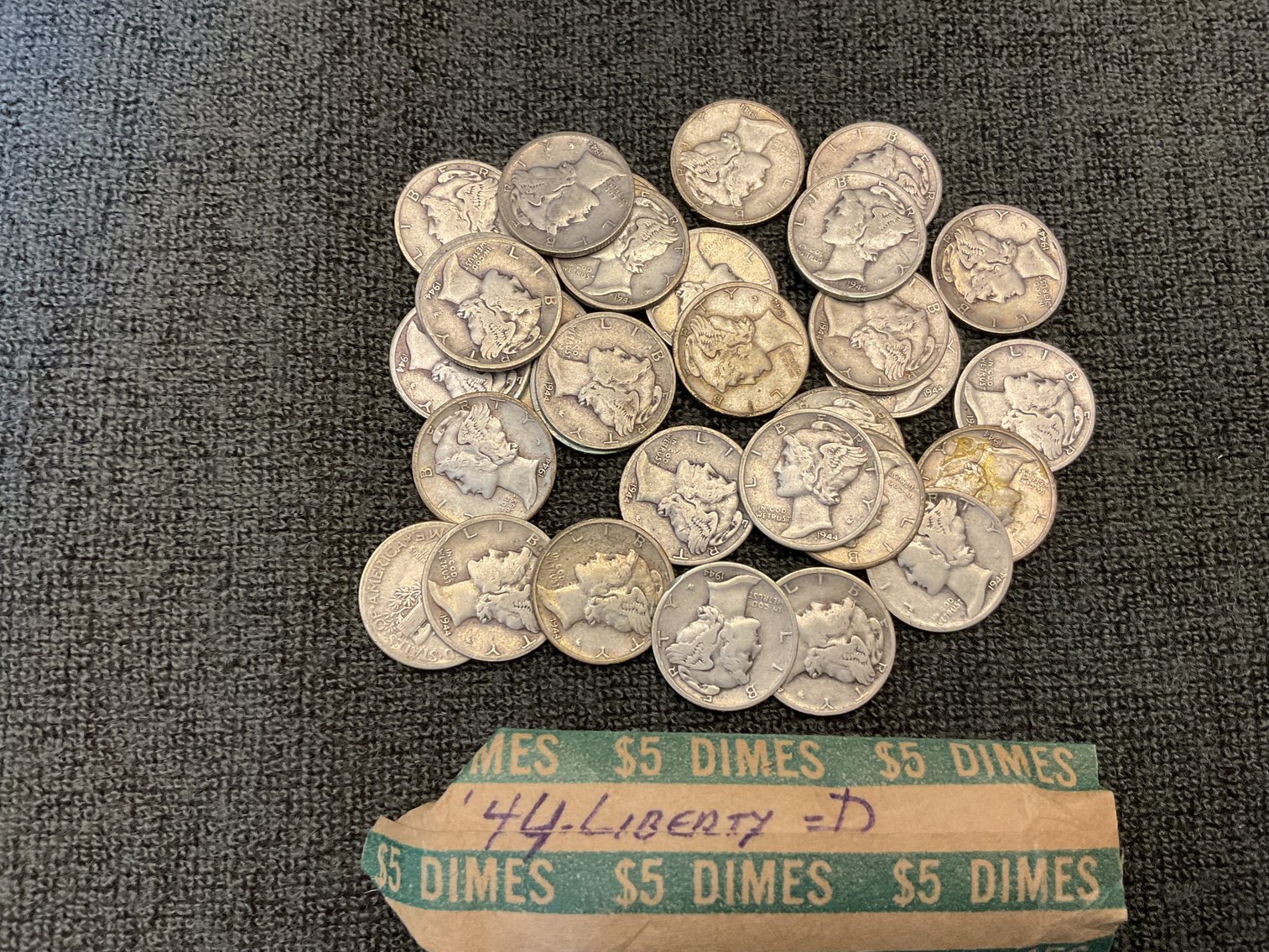 Image for 1944 Mercury Dimes
