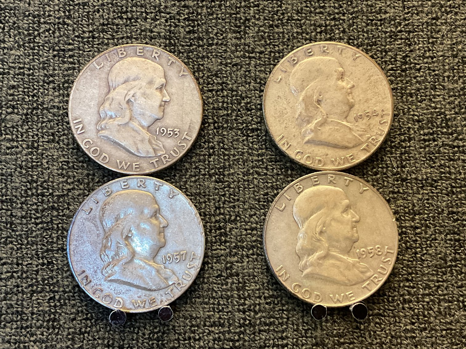 Image for 1950’s Franklin Half Dollars