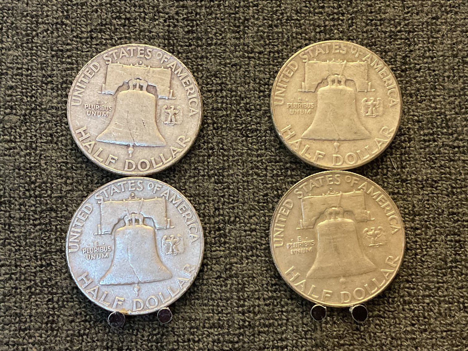 Image for 1950’s Franklin Half Dollars