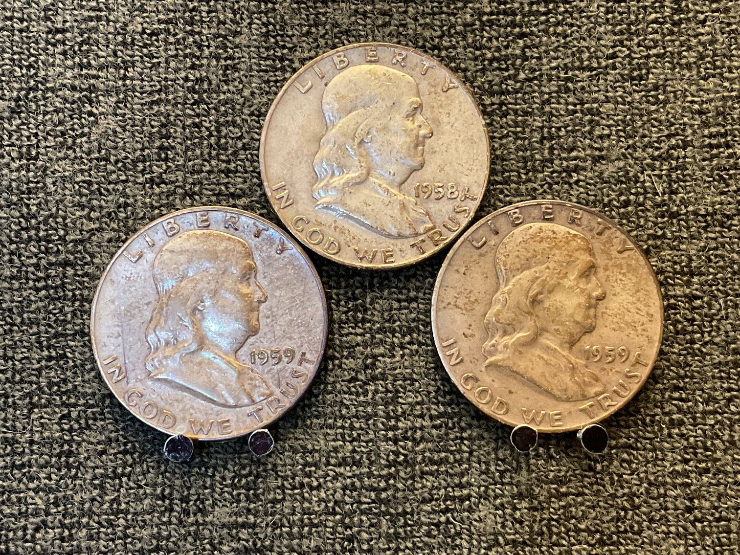 Image for 1950’s Franklin Half Dollars