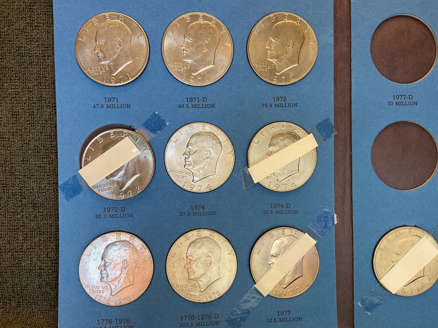 Image for Silver Dollars in Whitman Coin Folder