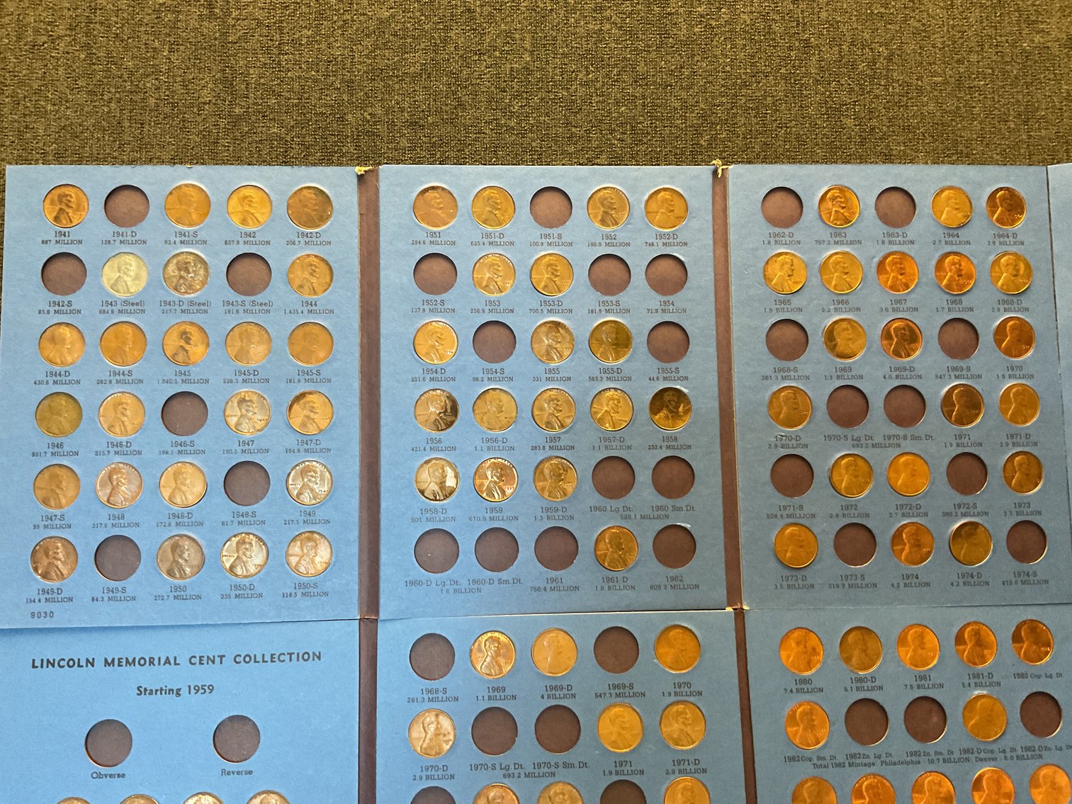 Image for Lincoln Cents in Whitman Coin Folders