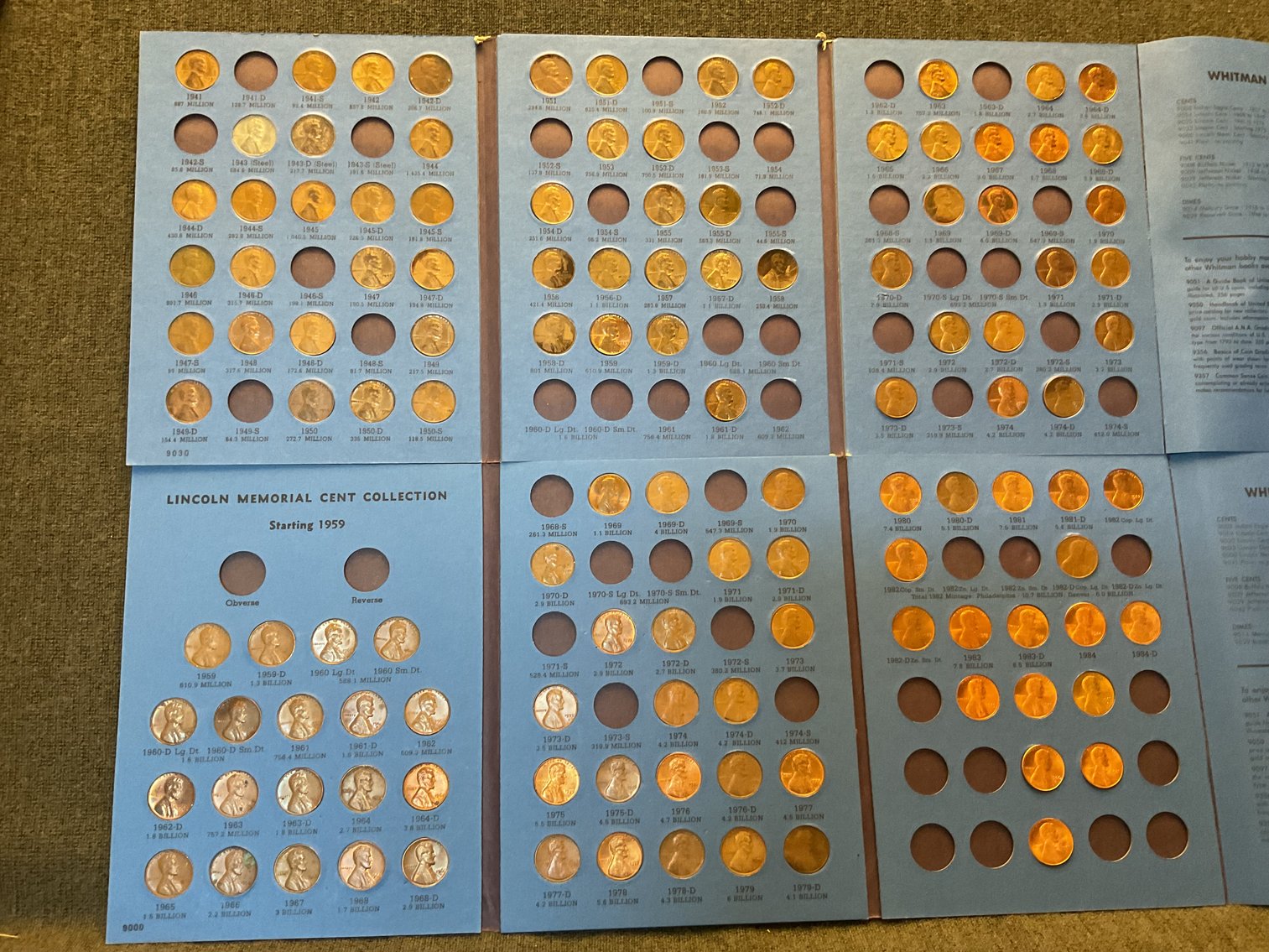 Image for Lincoln Cents in Whitman Coin Folders