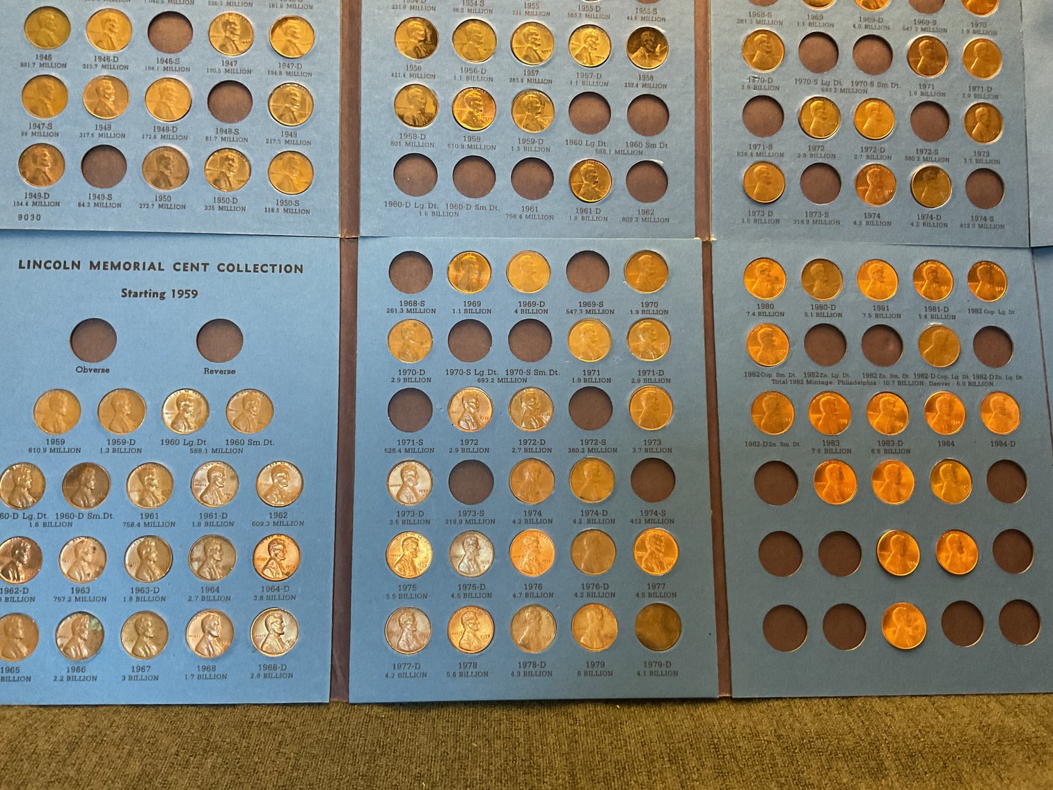 Image for Lincoln Cents in Whitman Coin Folders