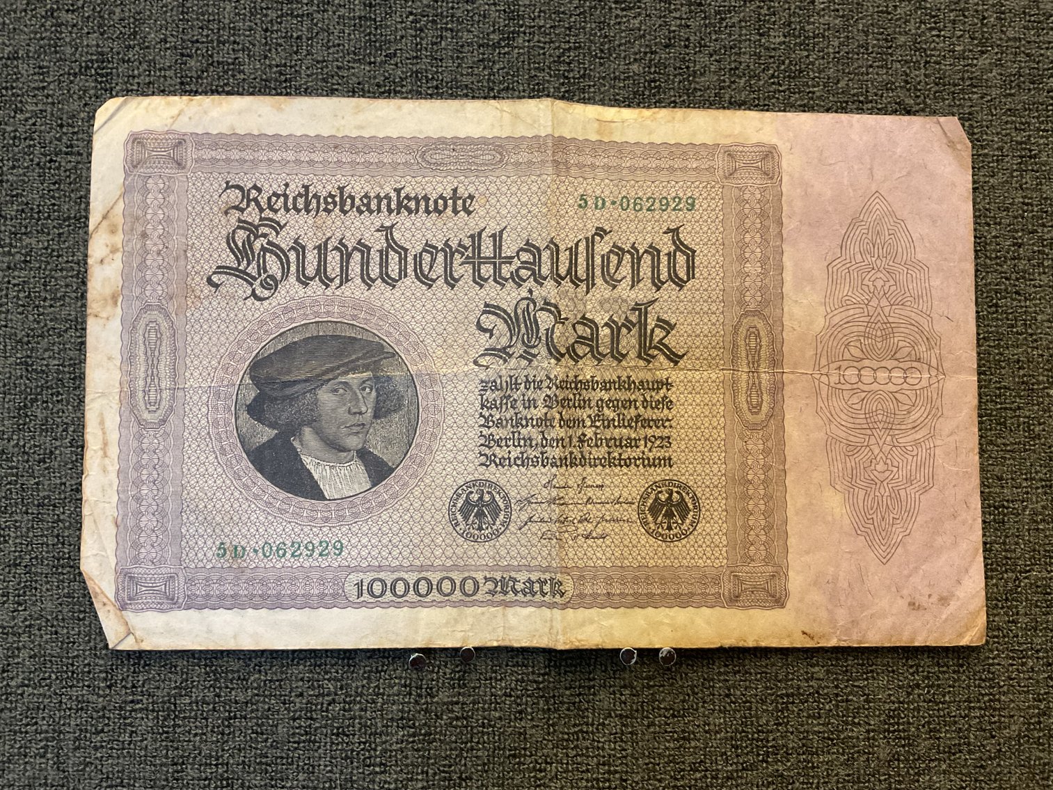 Image for German 10,000 Mark Note