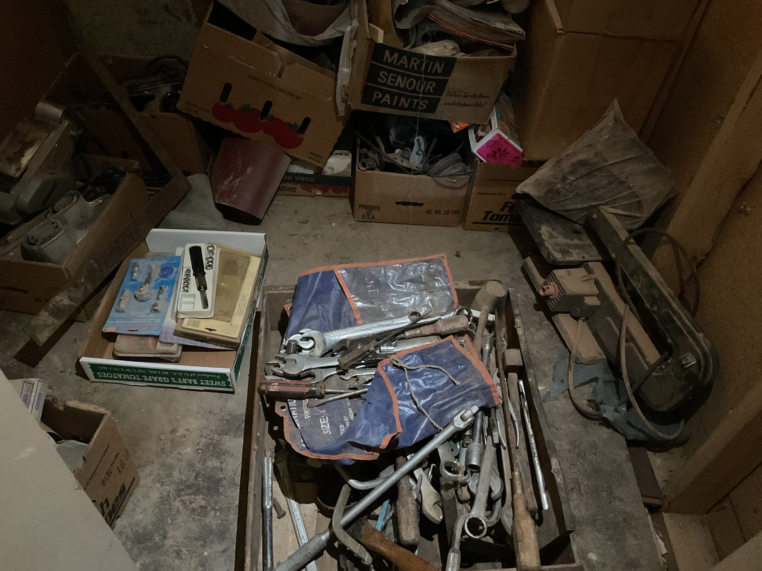 Image for Large Lot of Tools in Elevator