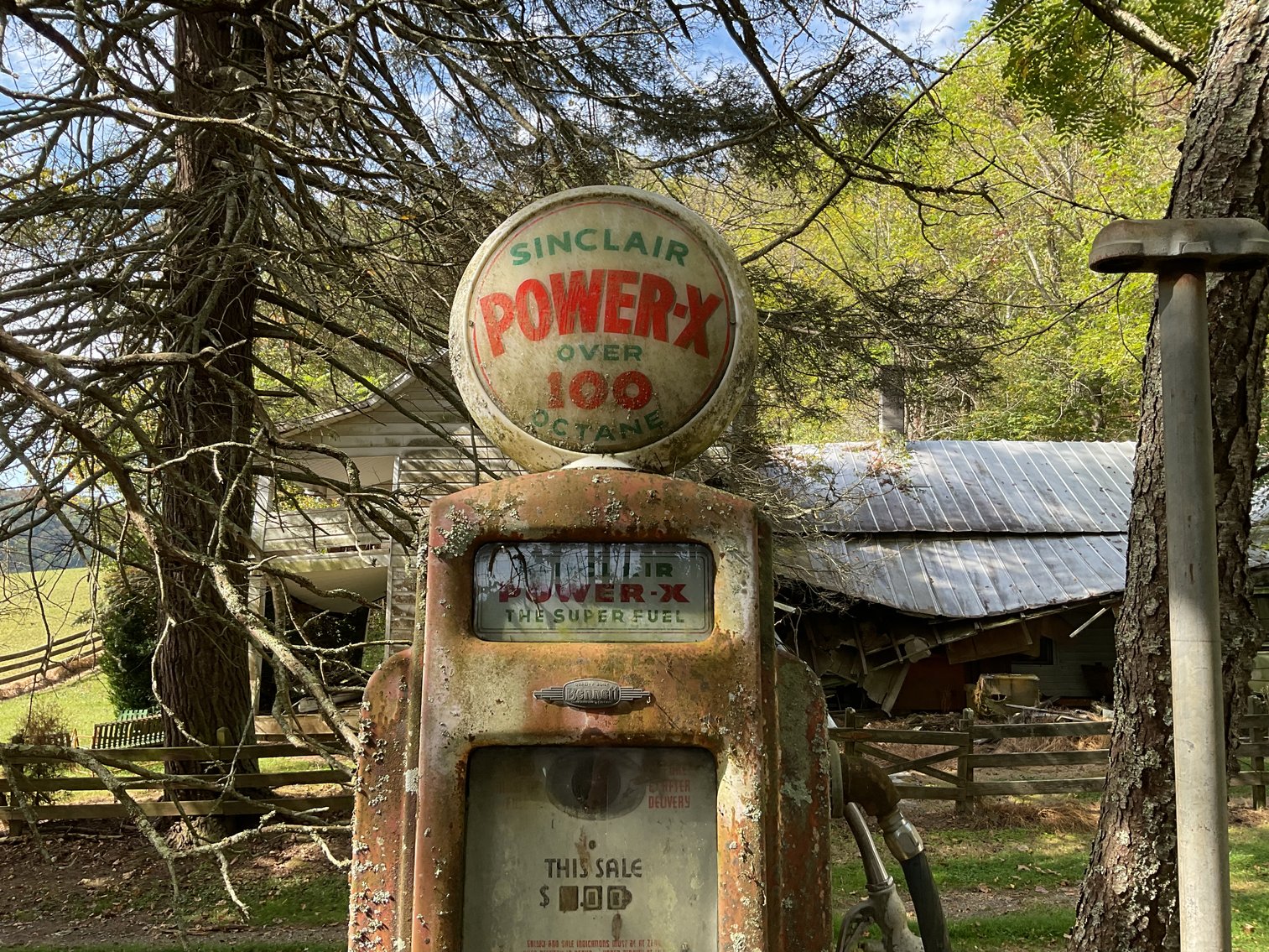 Image for Antique Sinclair Power-X Gas Pump