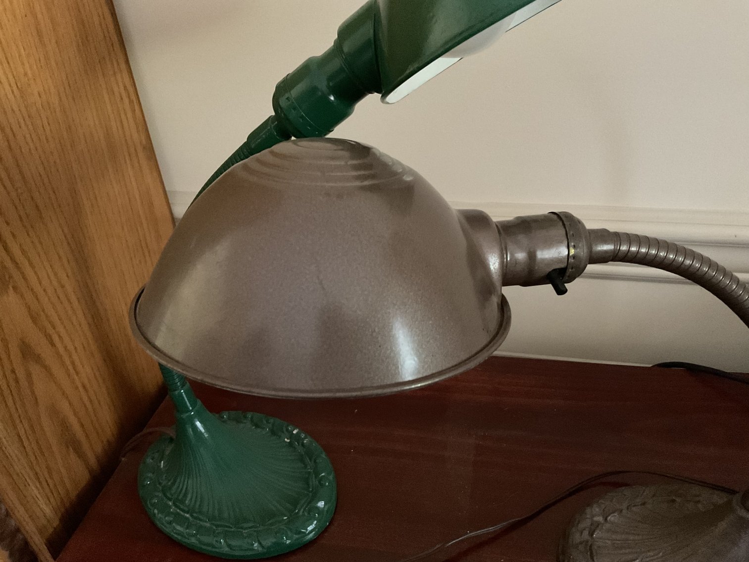 Image for Two Antique Desk Lamps