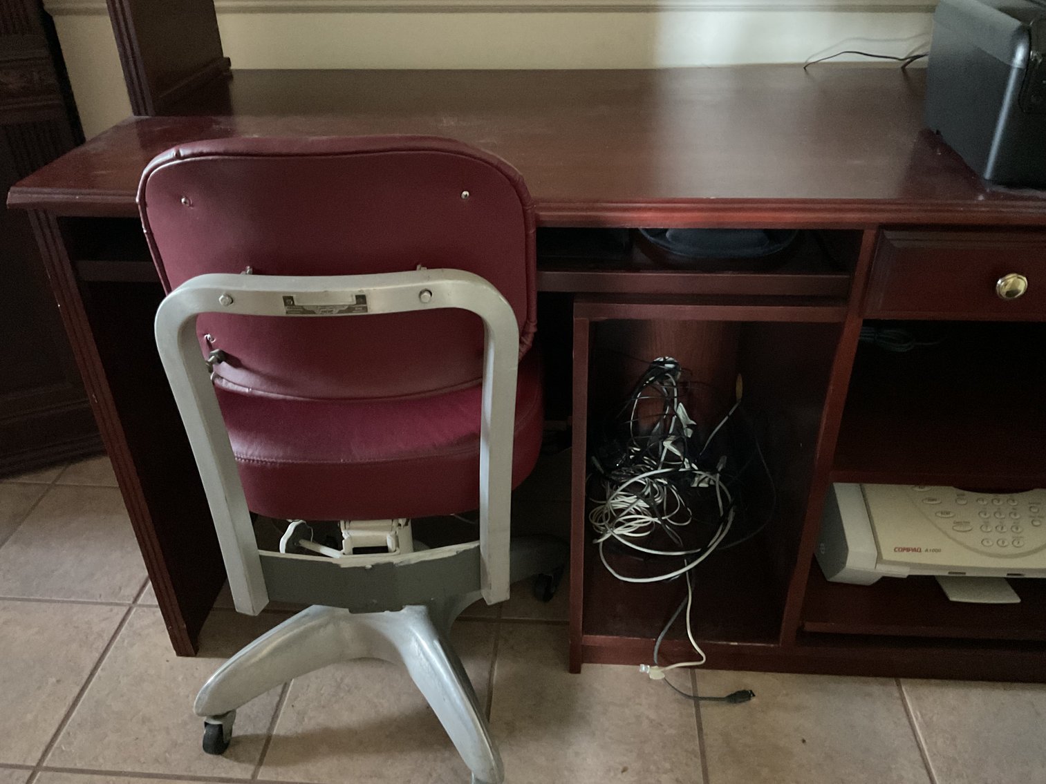 Image for Computer Desk with Bookcase Top