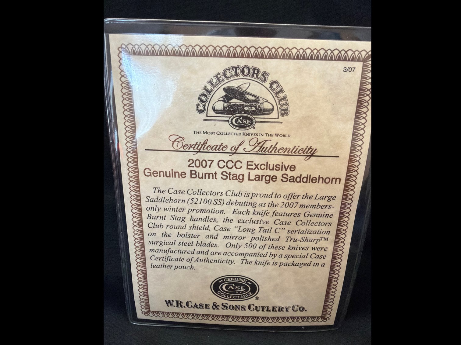 Image for Case 2007 CCC Exclusive