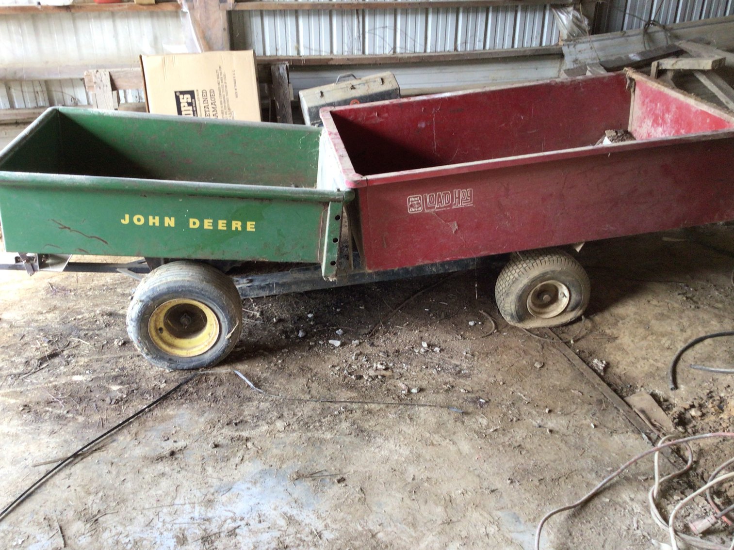 Image for Pair of Dump Carts