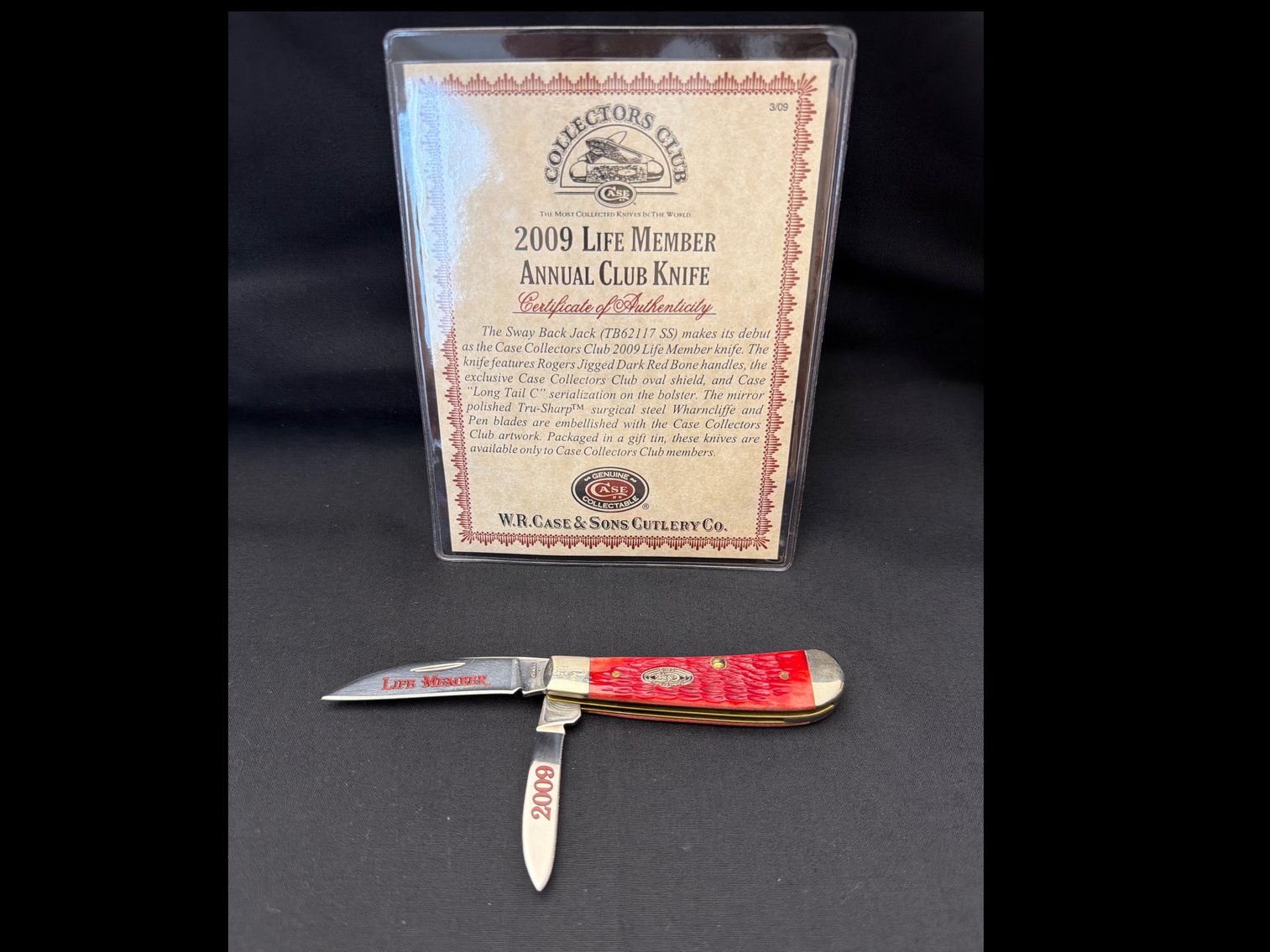 Image for Case 2009 life member annual club knife
