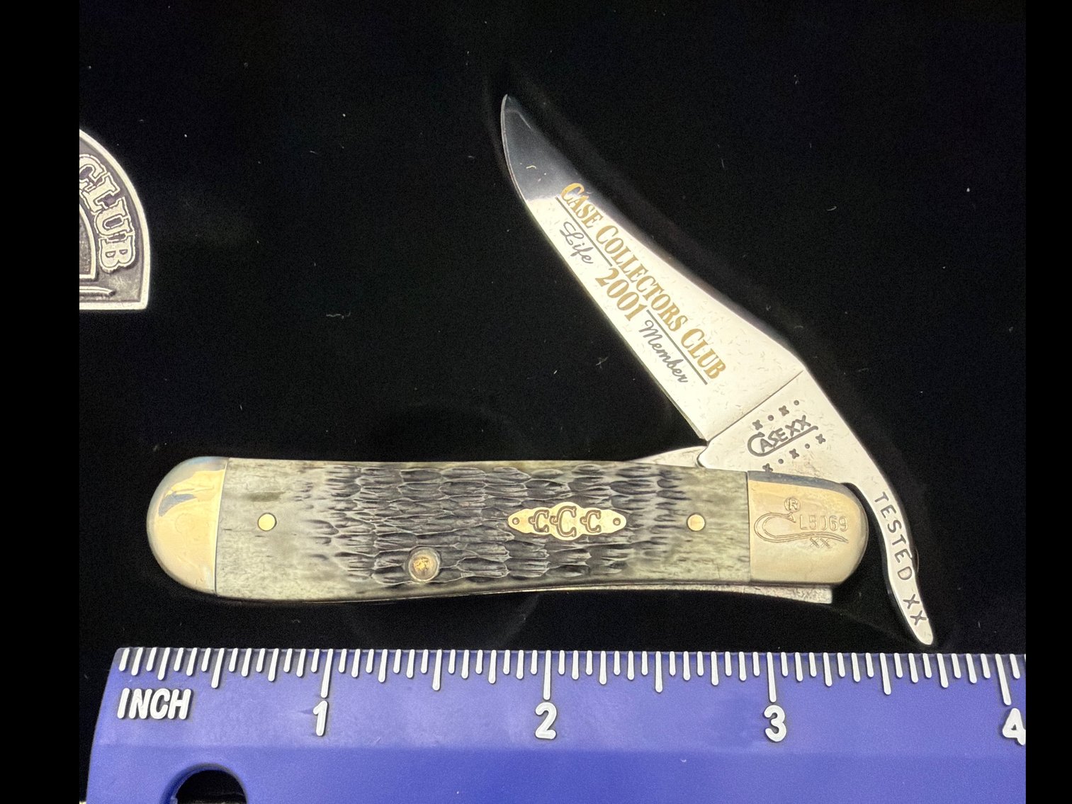 Image for 2001 life member case collectors club annual knife