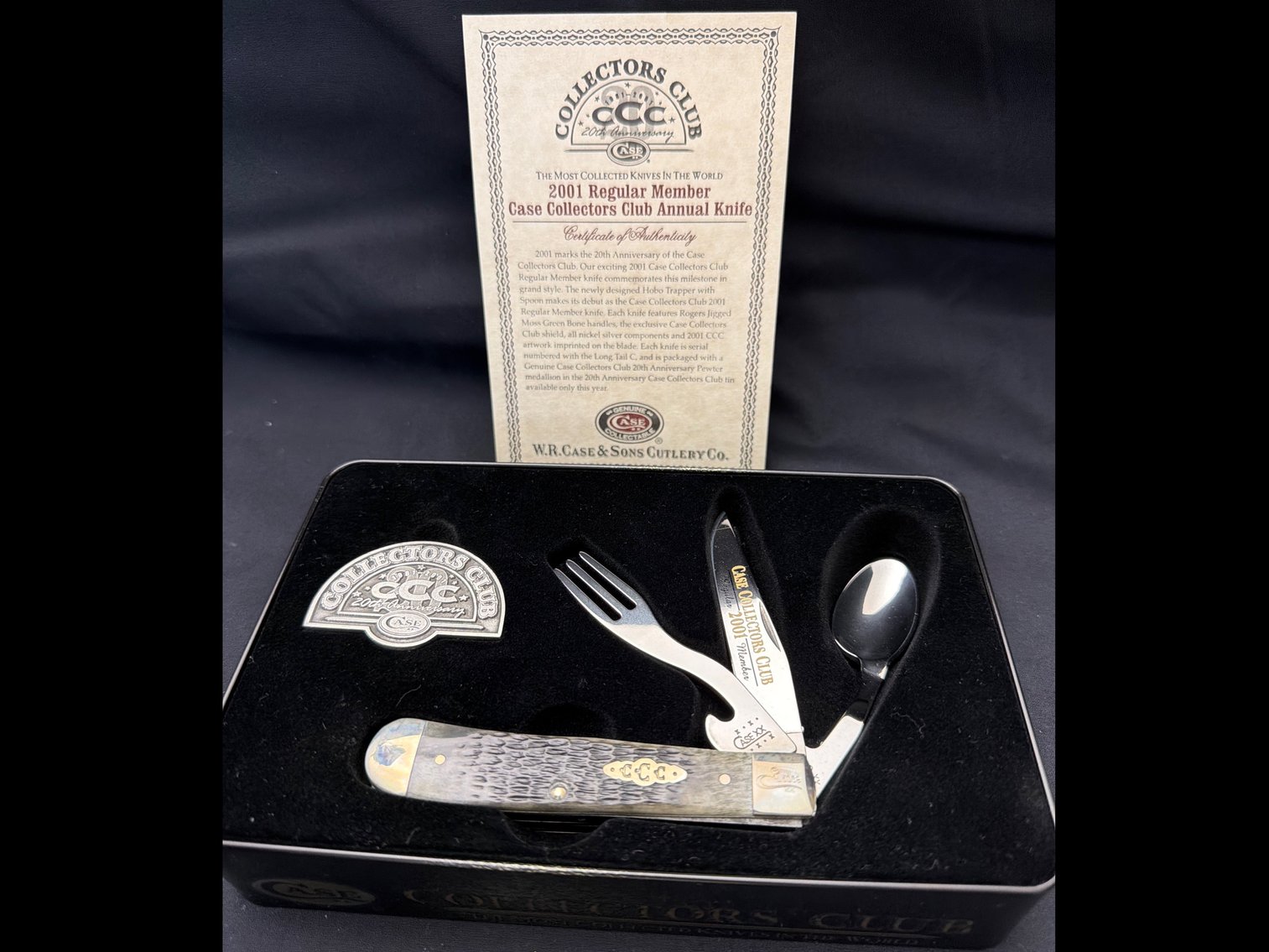 Image for 2001 Case collectors club annual knife