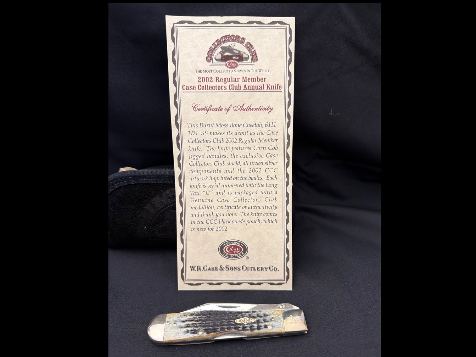 Image for 2002 life member case collectors club annual knife