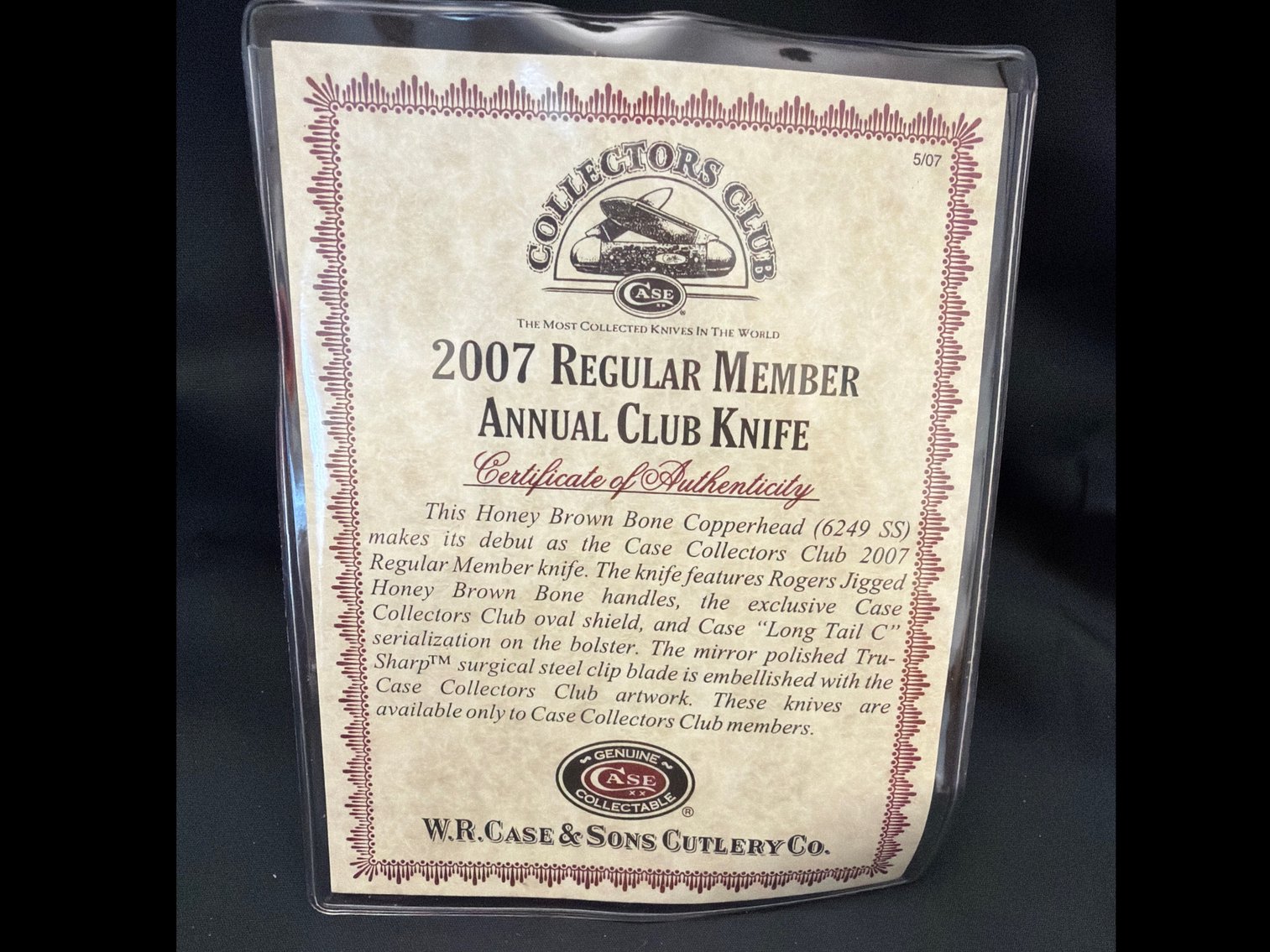 Image for Case 2007 annual knife set