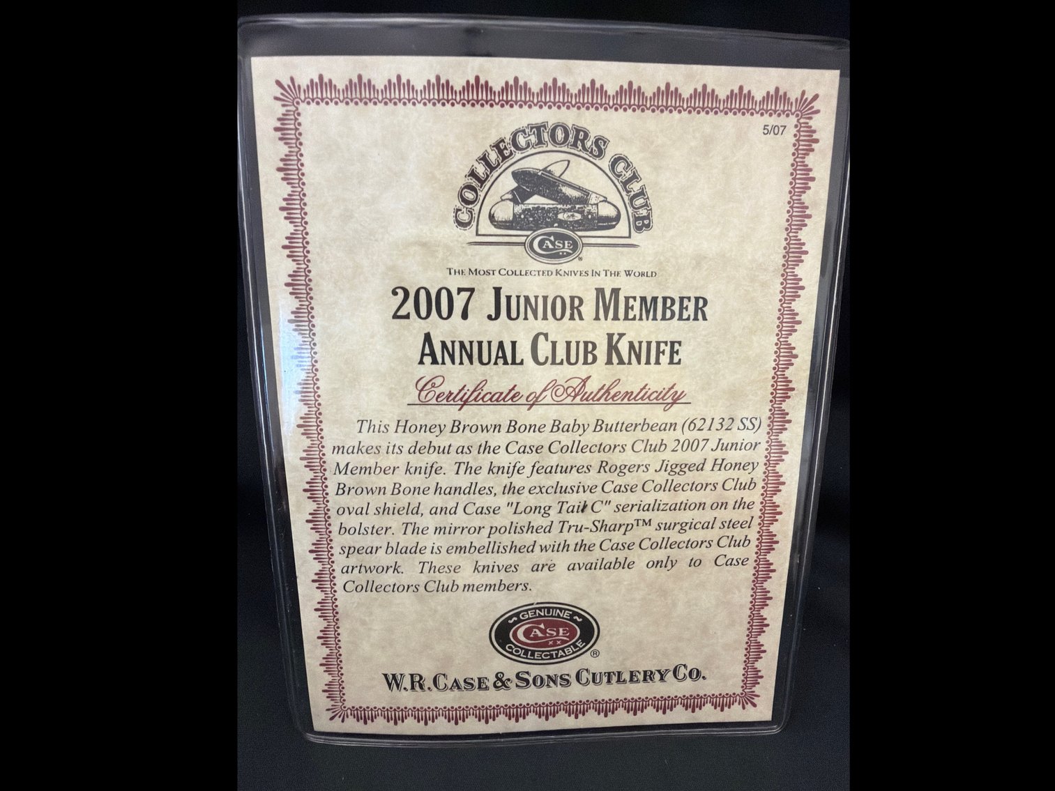 Image for Case 2007 annual knife set