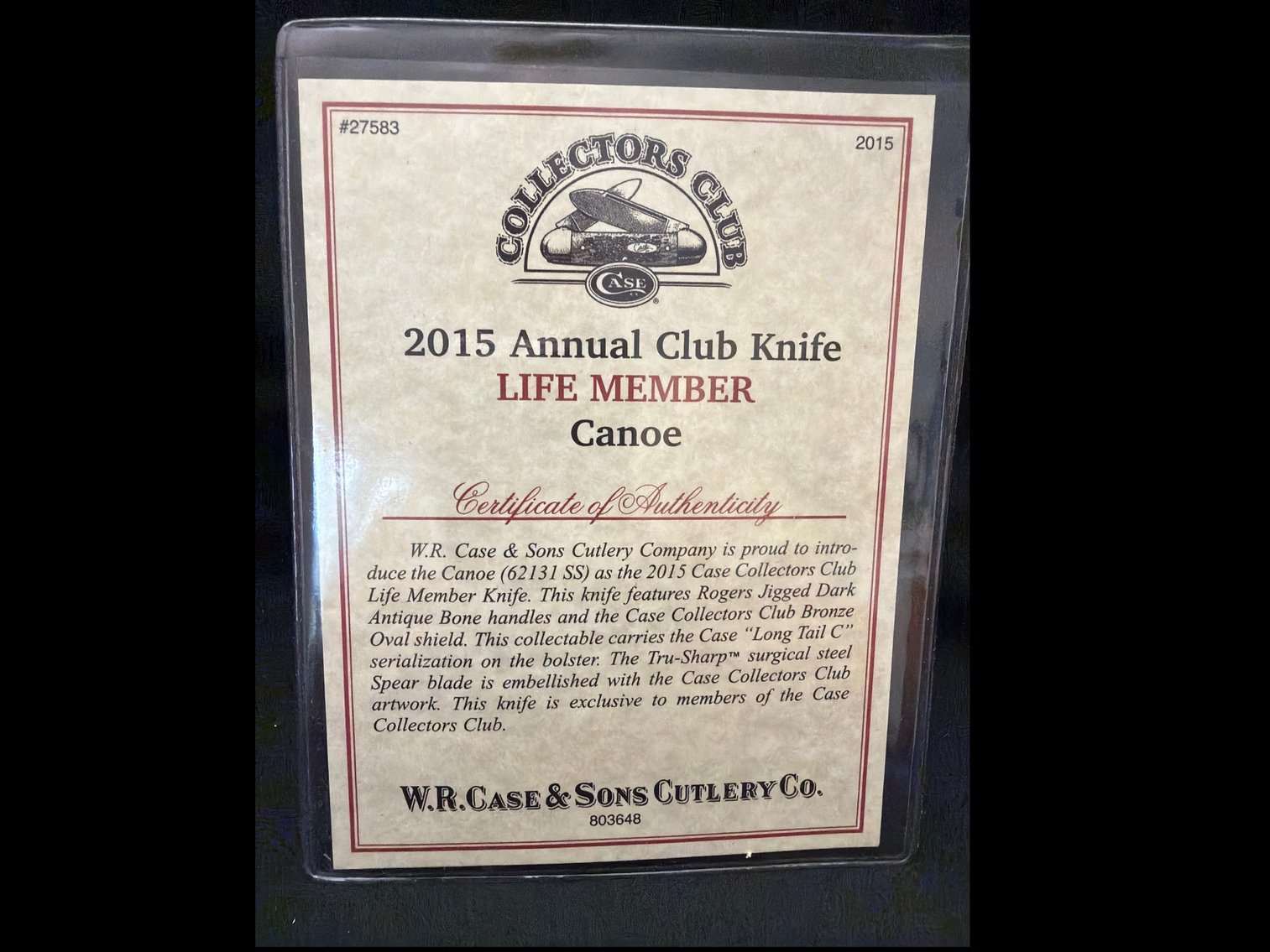 Image for 2015 annual knife club
