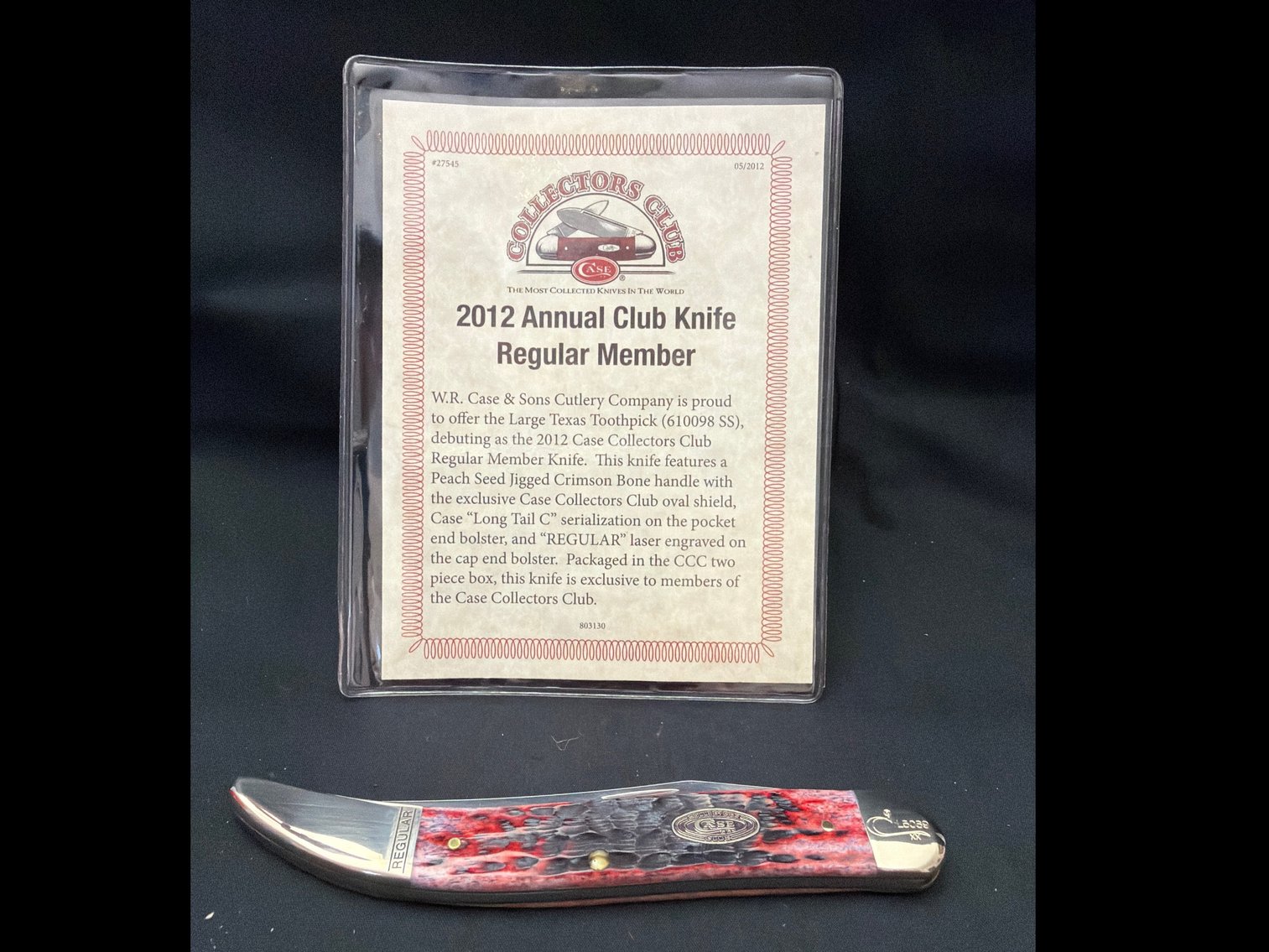 Image for 2012 annual knife club