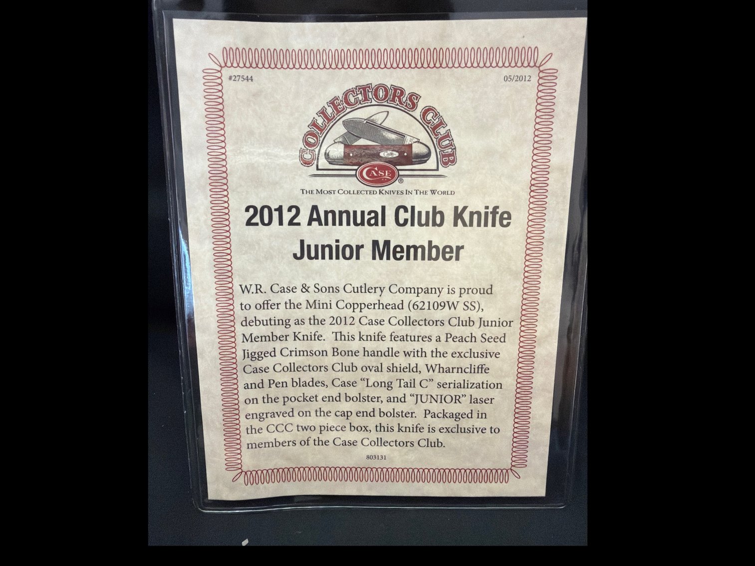 Image for 2012 annual knife club