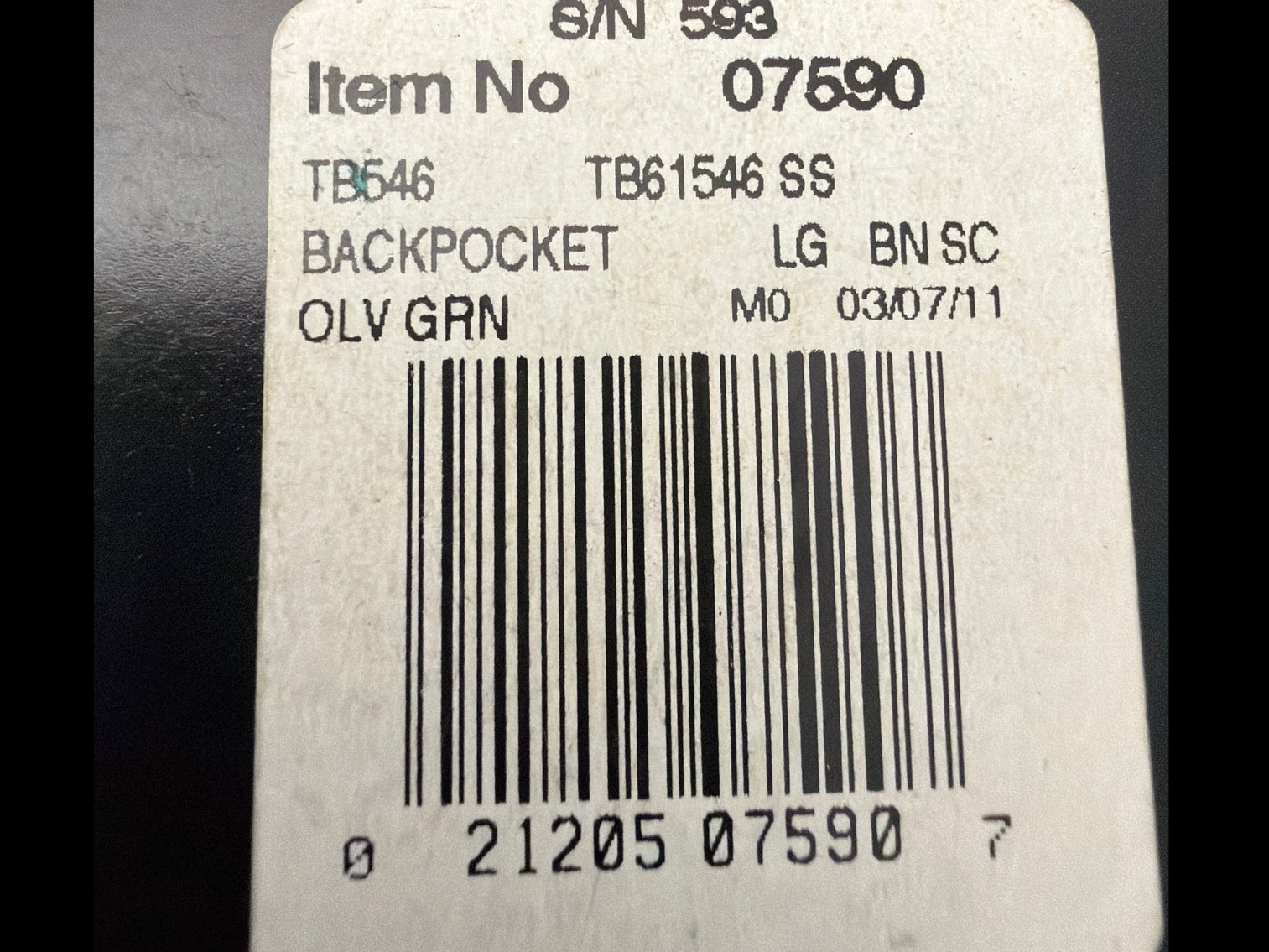 Image for Case back pocket