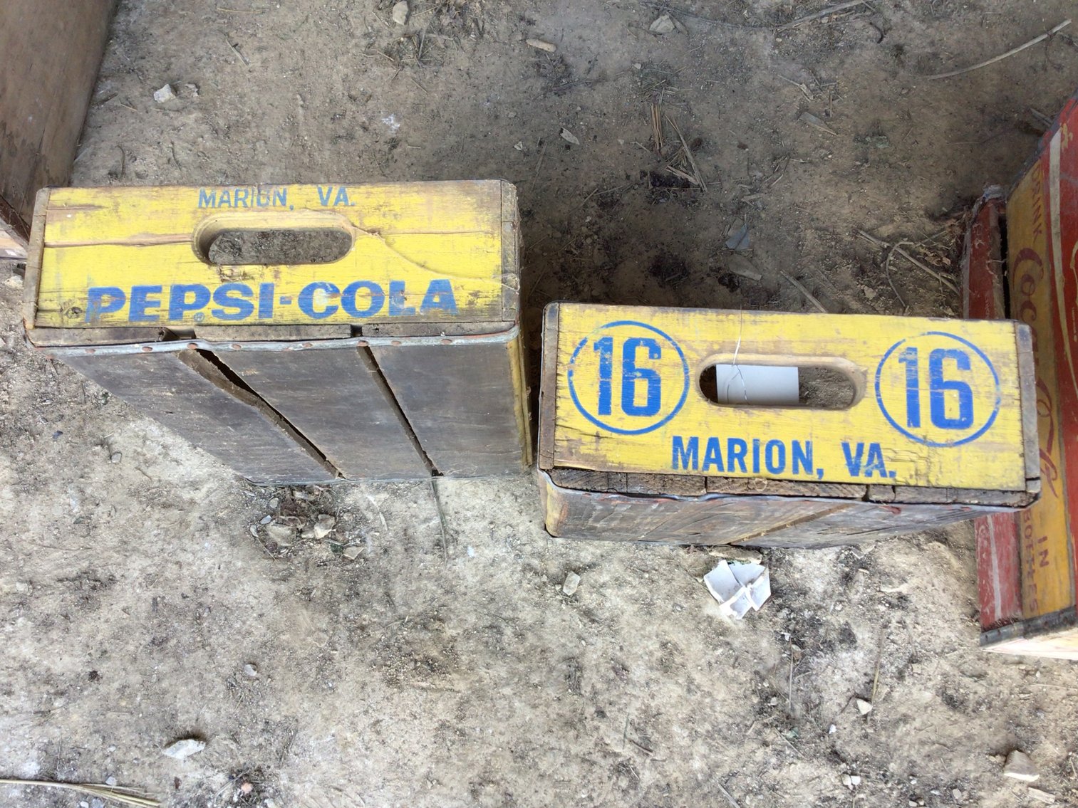 Image for Wooden Pepsi Crates - Marion, VA
