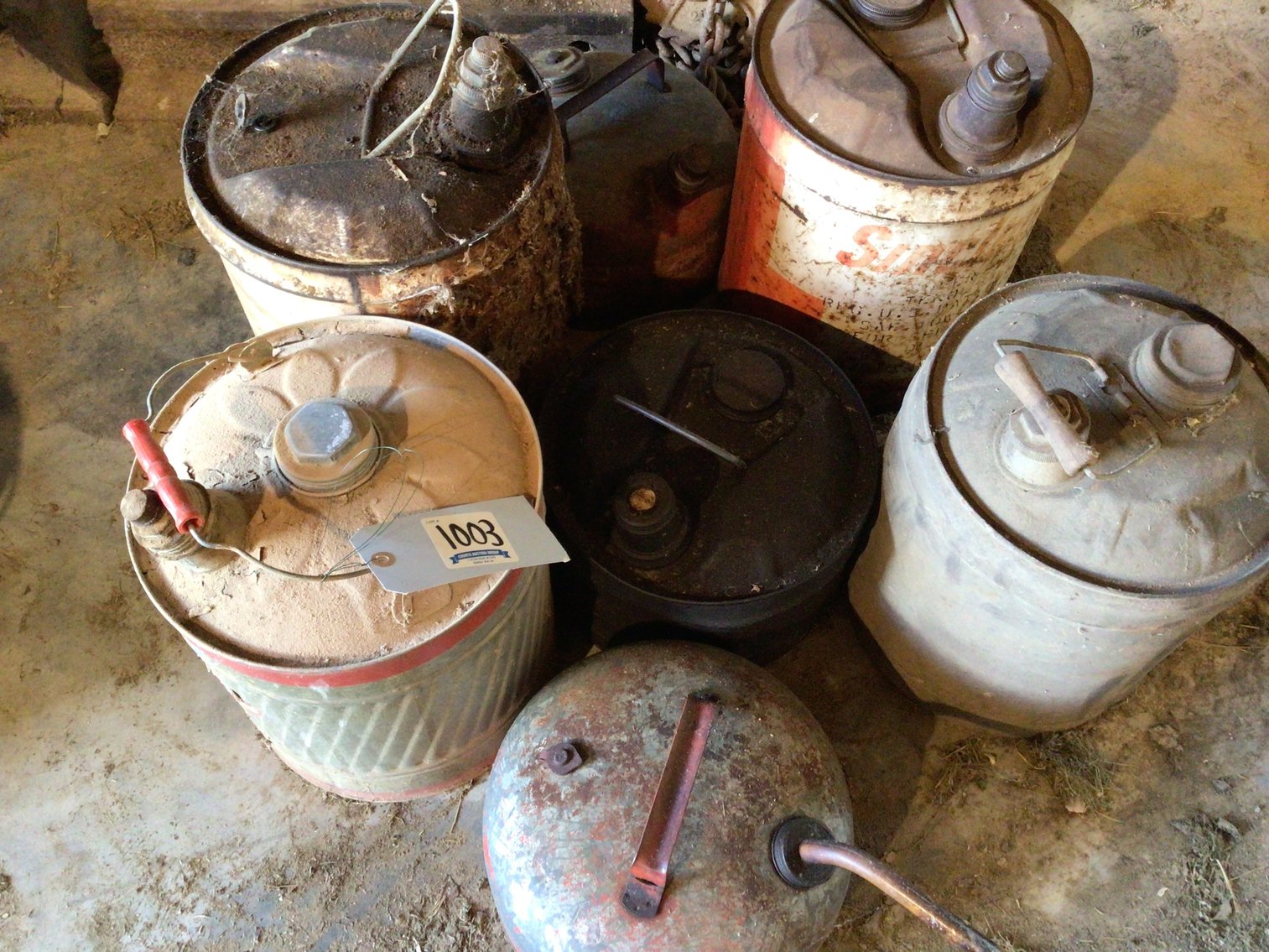 Image for Vintage Metal Gas Cans