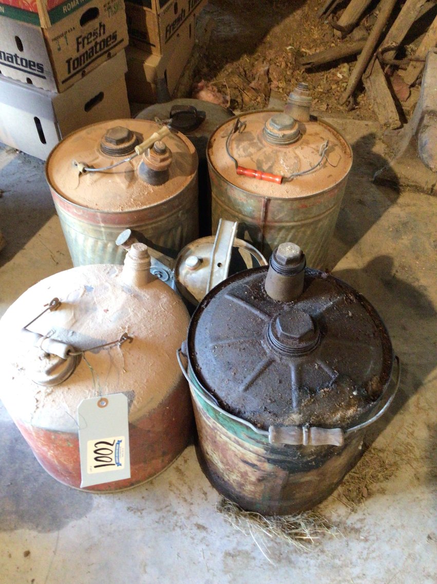 Image for Vintage Metal Gas Cans