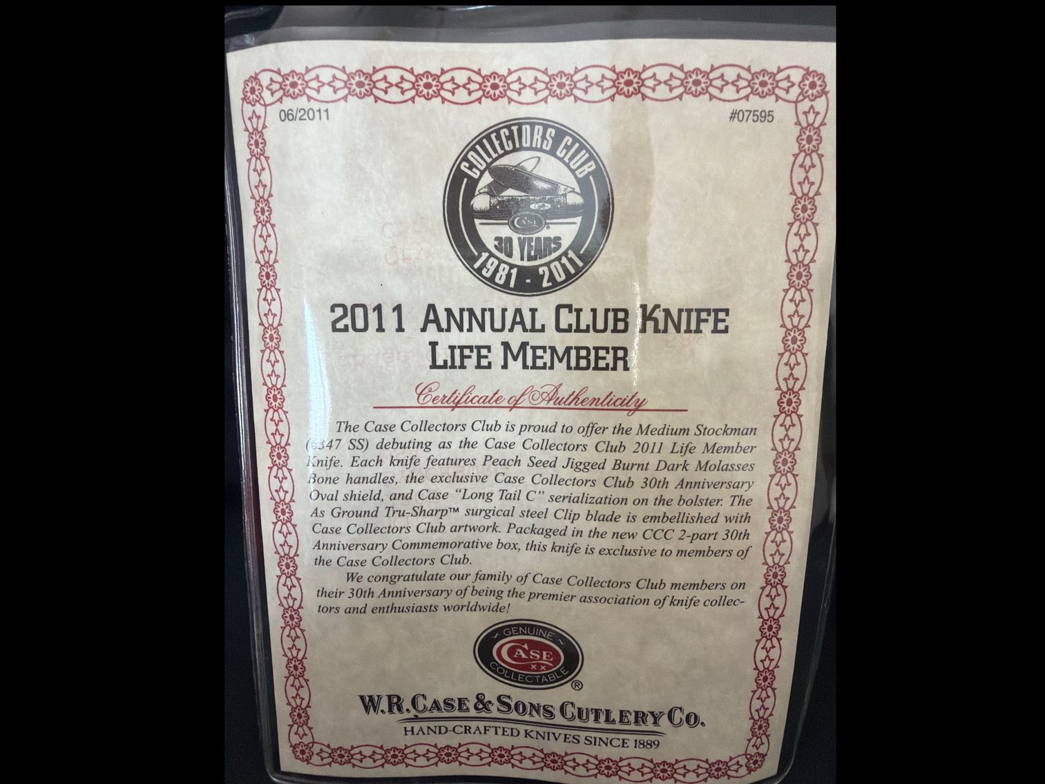 Image for Case 2011 annual club knife