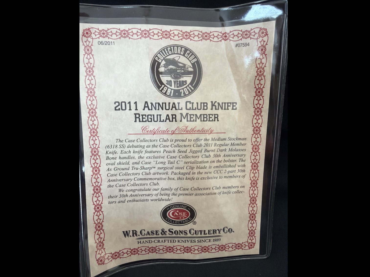Image for Case 2011 annual club knife