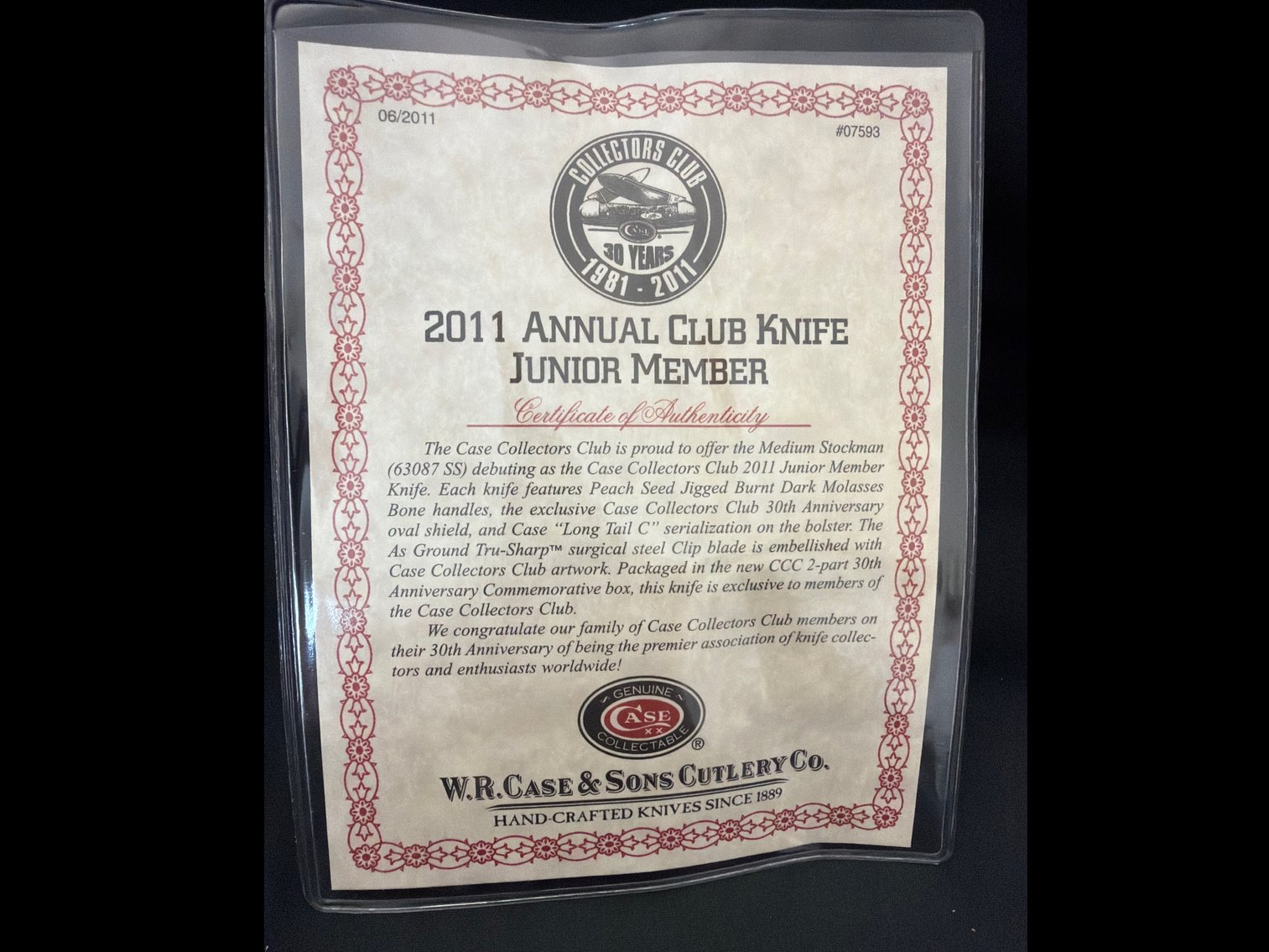 Image for Case 2011 annual club knife