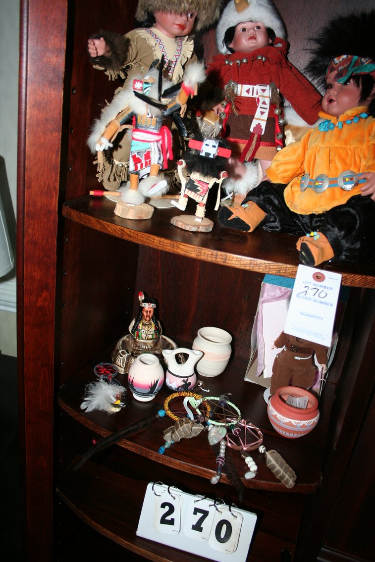 Image for Native American Dolls & Misc & Pottery