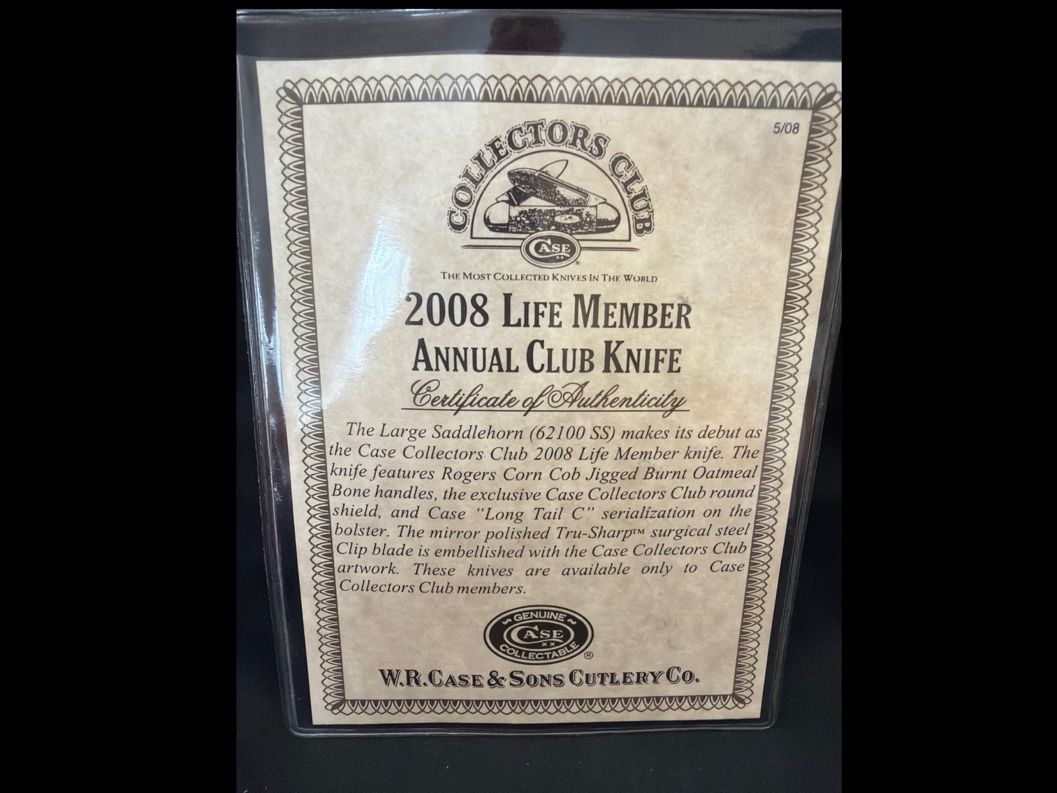 Image for 2008 annual club knife