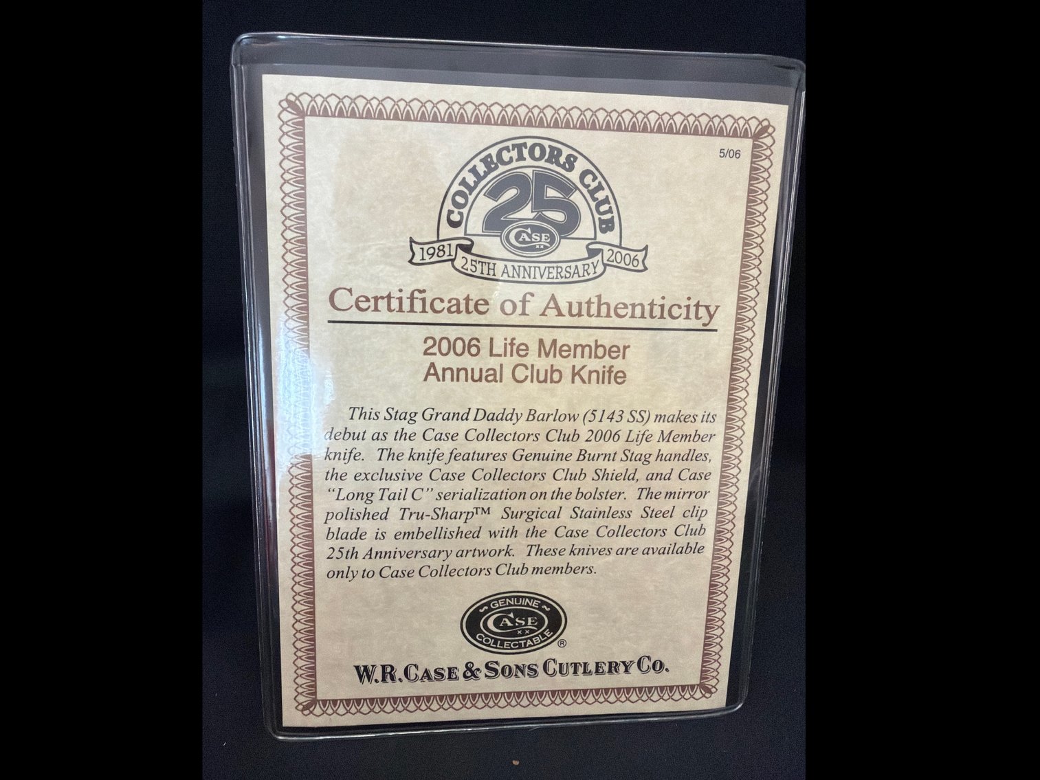Image for 2006 annual club knife