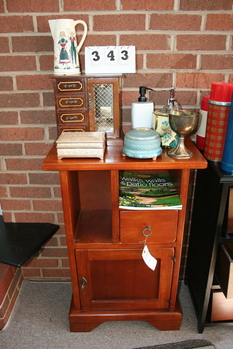 Image for Wooden Cabinet & Misc
