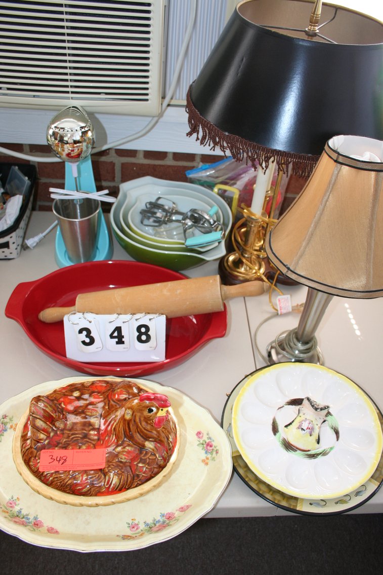 Image for Pyrex, Mixer, Lamps, Platters