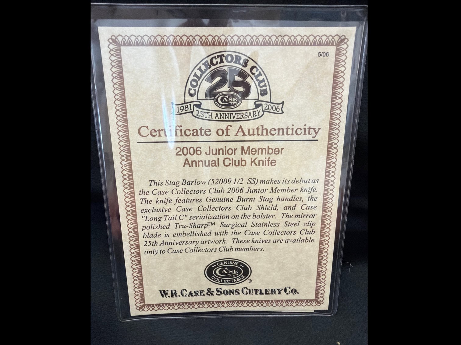 Image for 2006 annual club knife