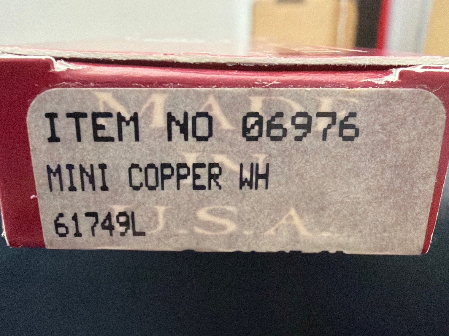 Image for Case limited edition, mini Copper WH