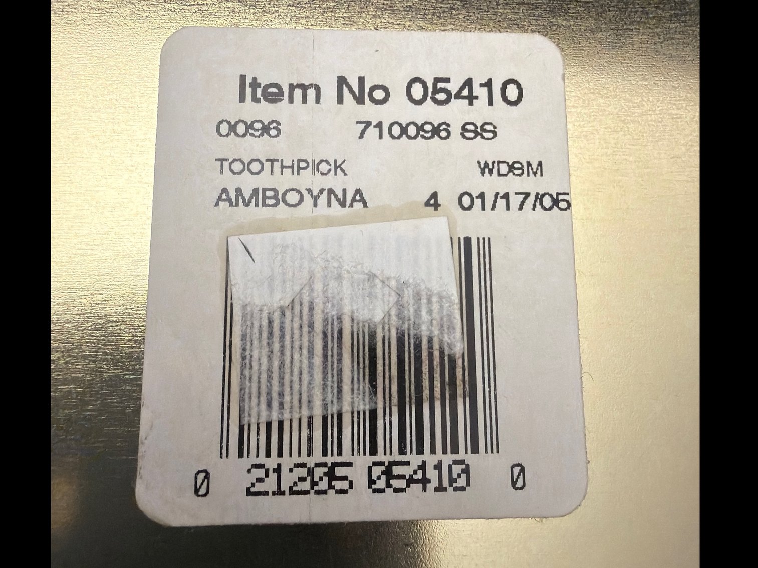 Image for Case select toothpick Amboyna